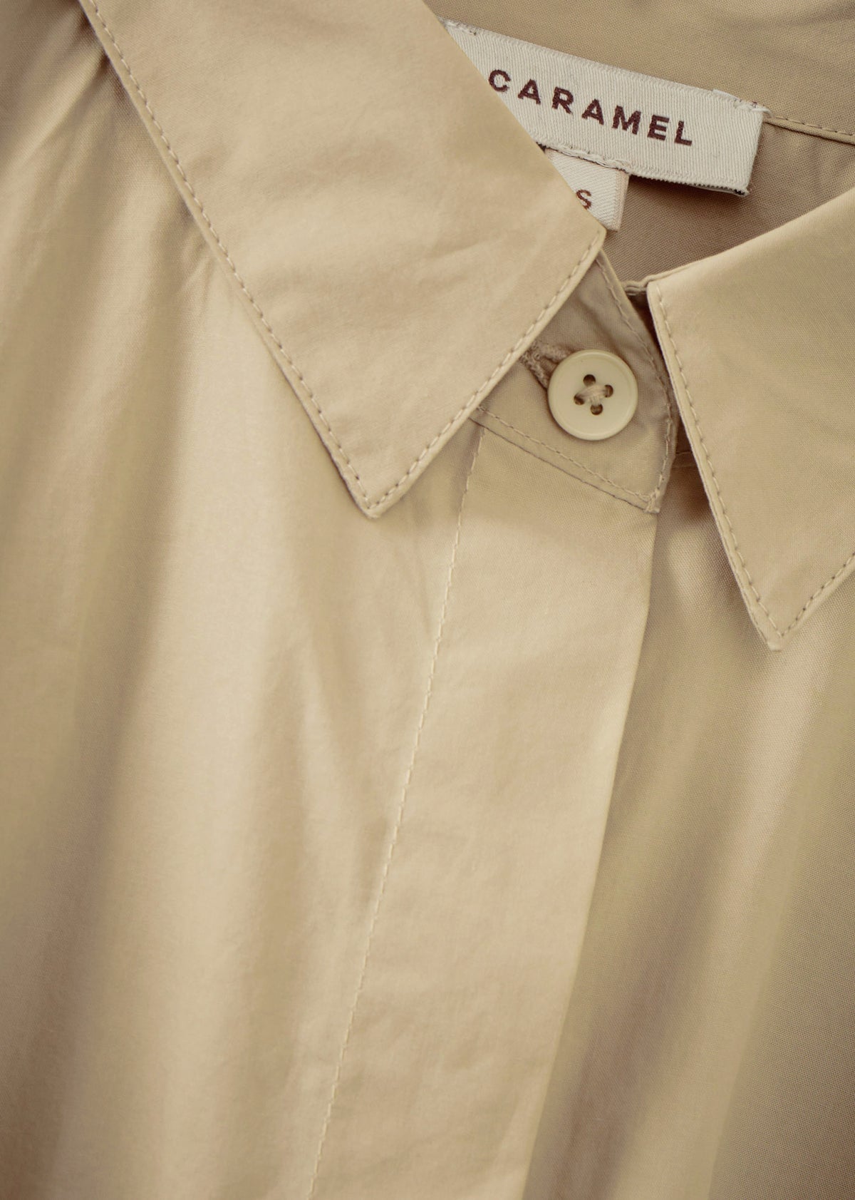 ウィメンズ コットン TWILL Aライン シャツ - エクリュ