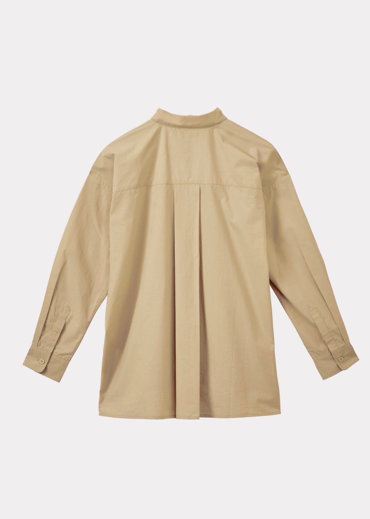 ウィメンズ コットン TWILL Aライン シャツ - エクリュ