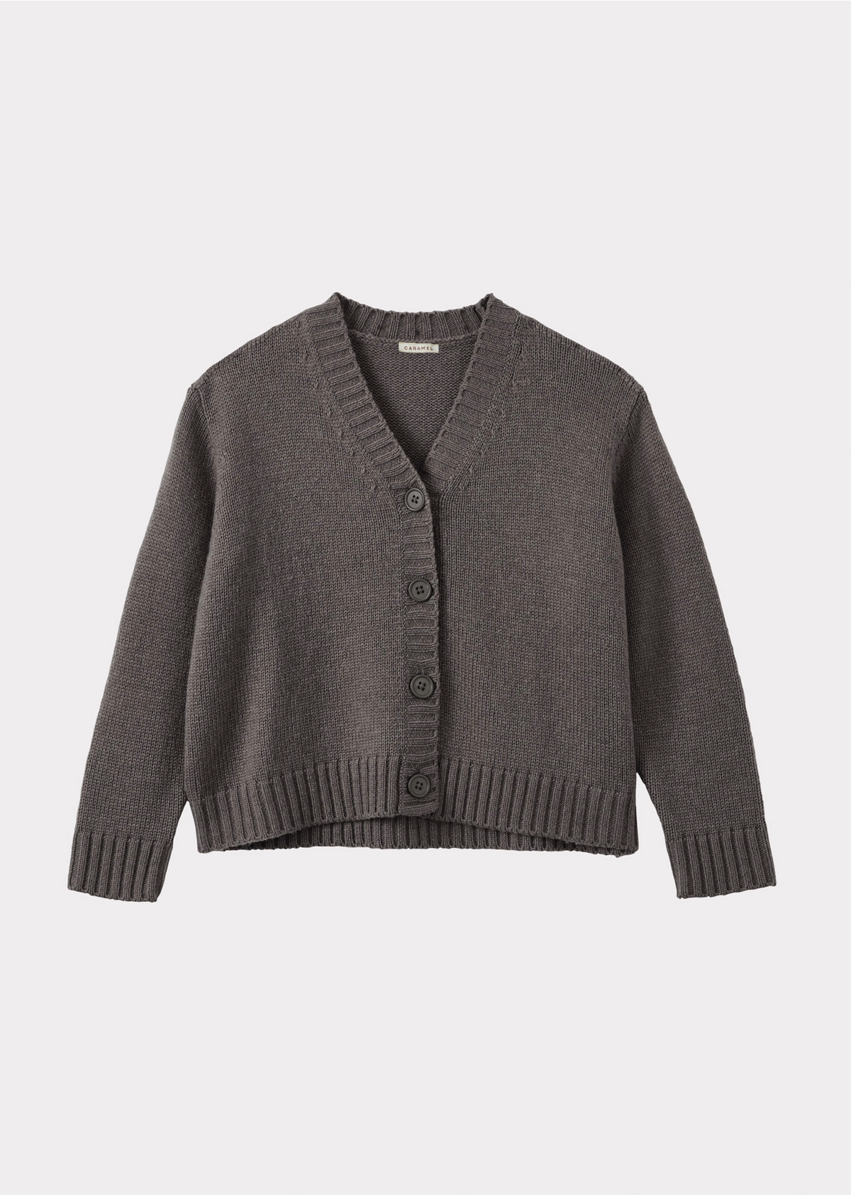 COPPER CHILD CARDIGAN MELANGE DARK GREY 