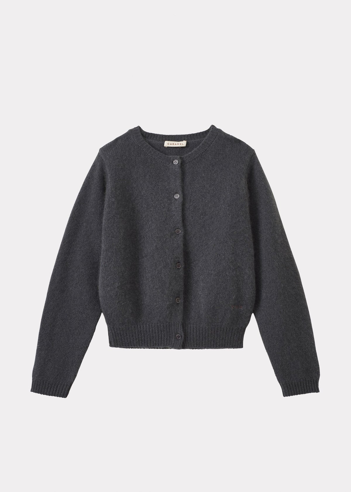 ROSA キッズ カシミヤカーディガン – チャコール