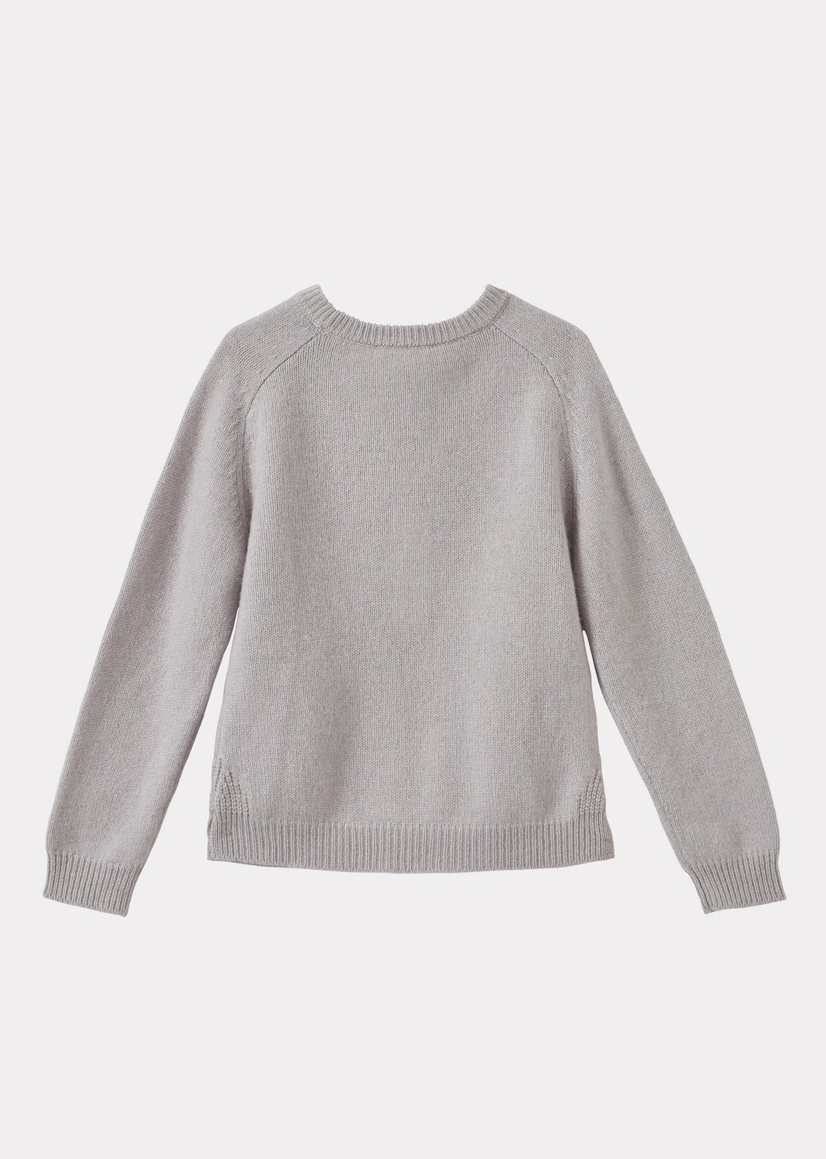 TOPO CHILDRENS CASHMERE CARDIGAN - PALE GREY