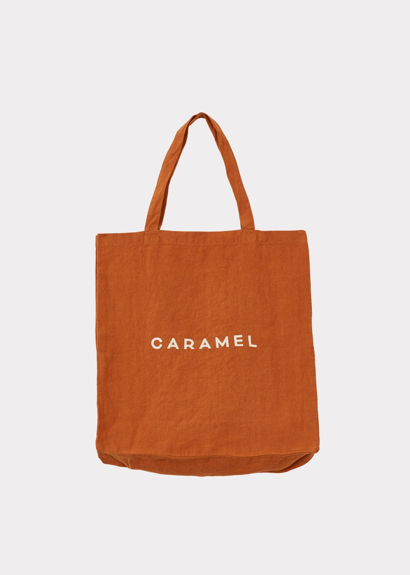 LINEN BAG - BURNT ORANGE