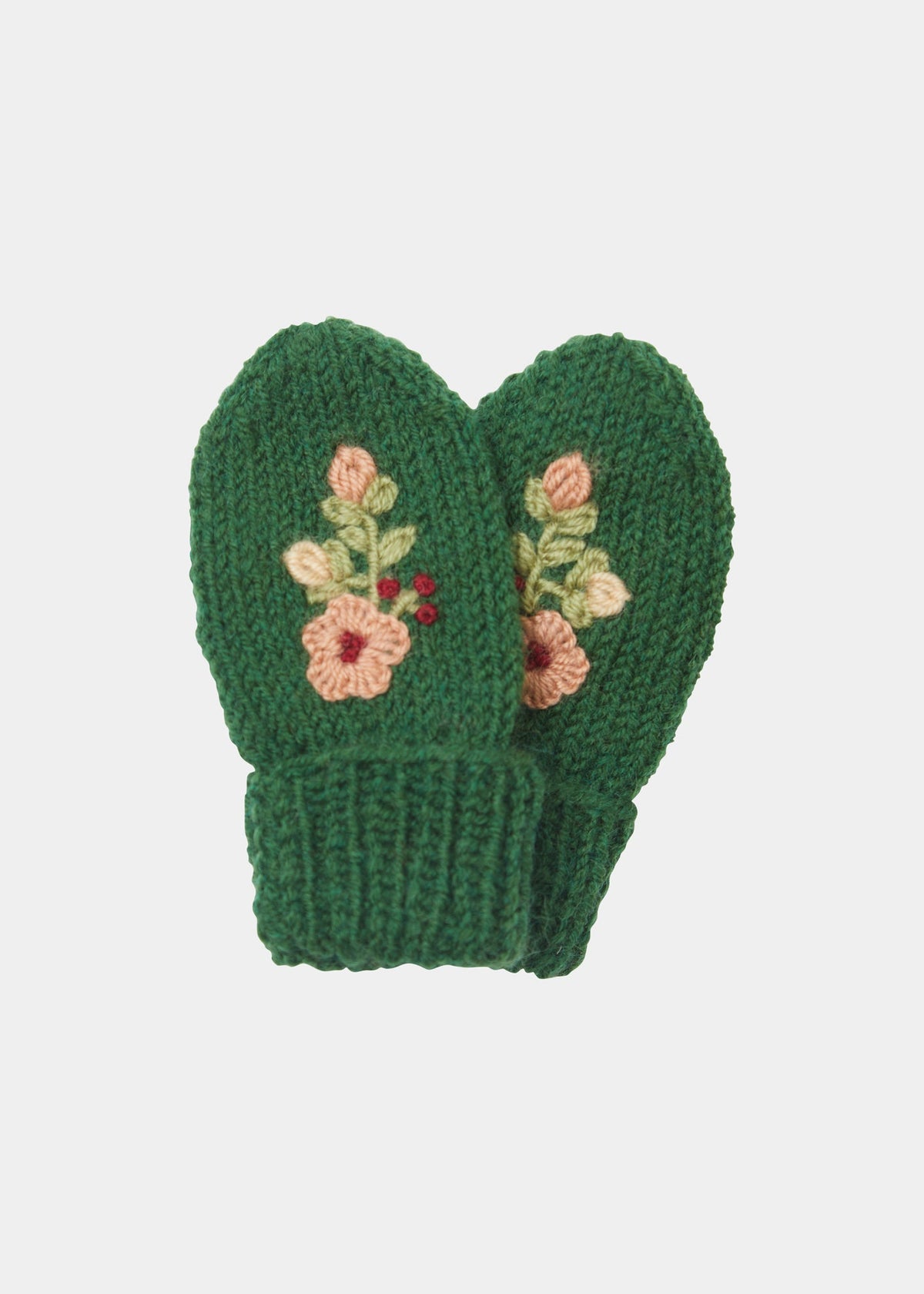 PETREL ベビー ミトン - オリーブグリーン
