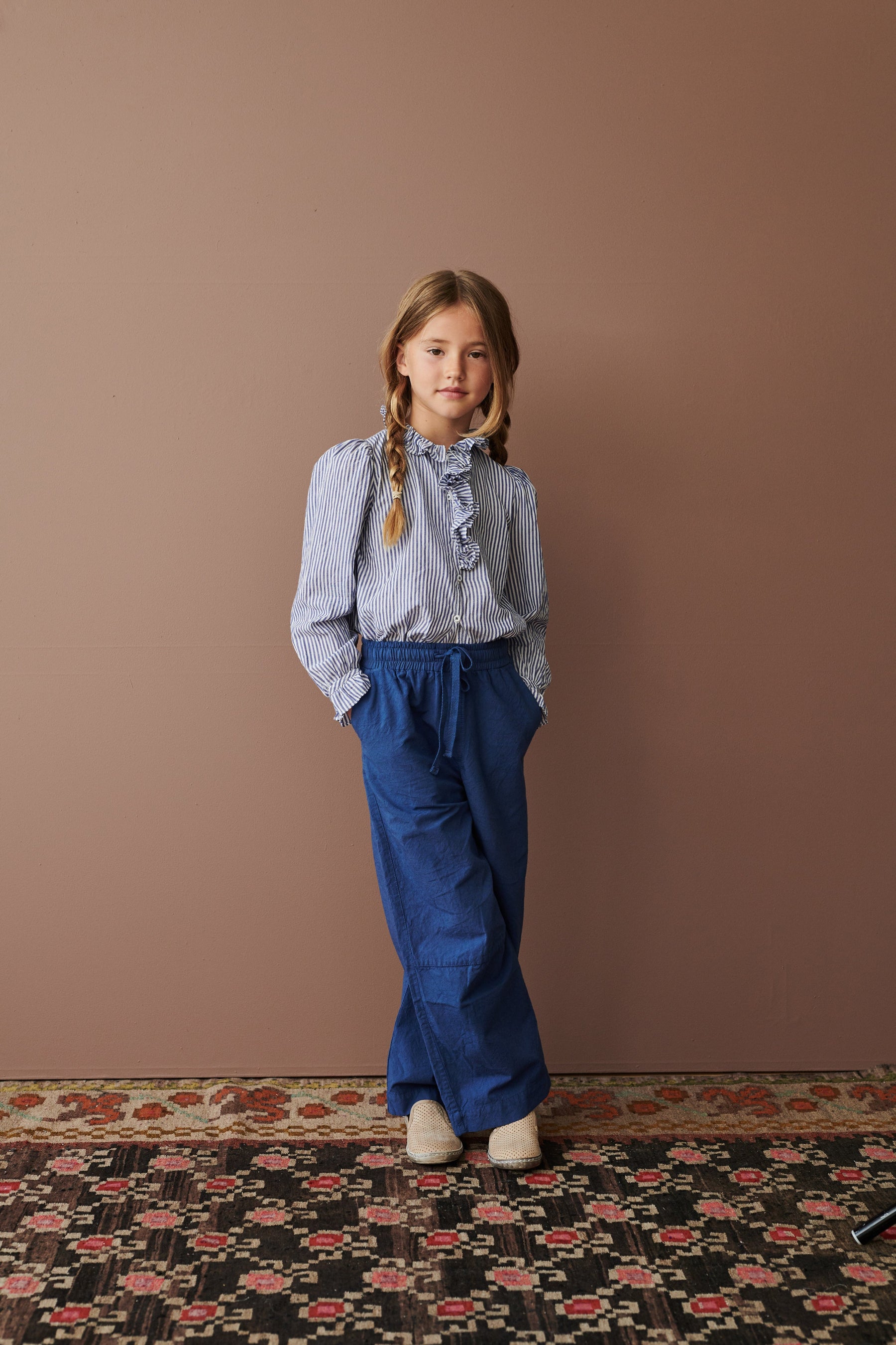 CAPER TROUSER - INDIGO