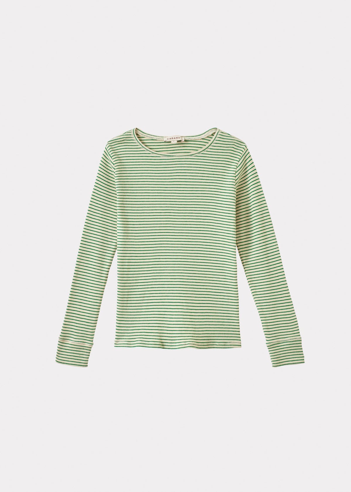 KISHON Tシャツ - エメラルドグリーン/クリーム
