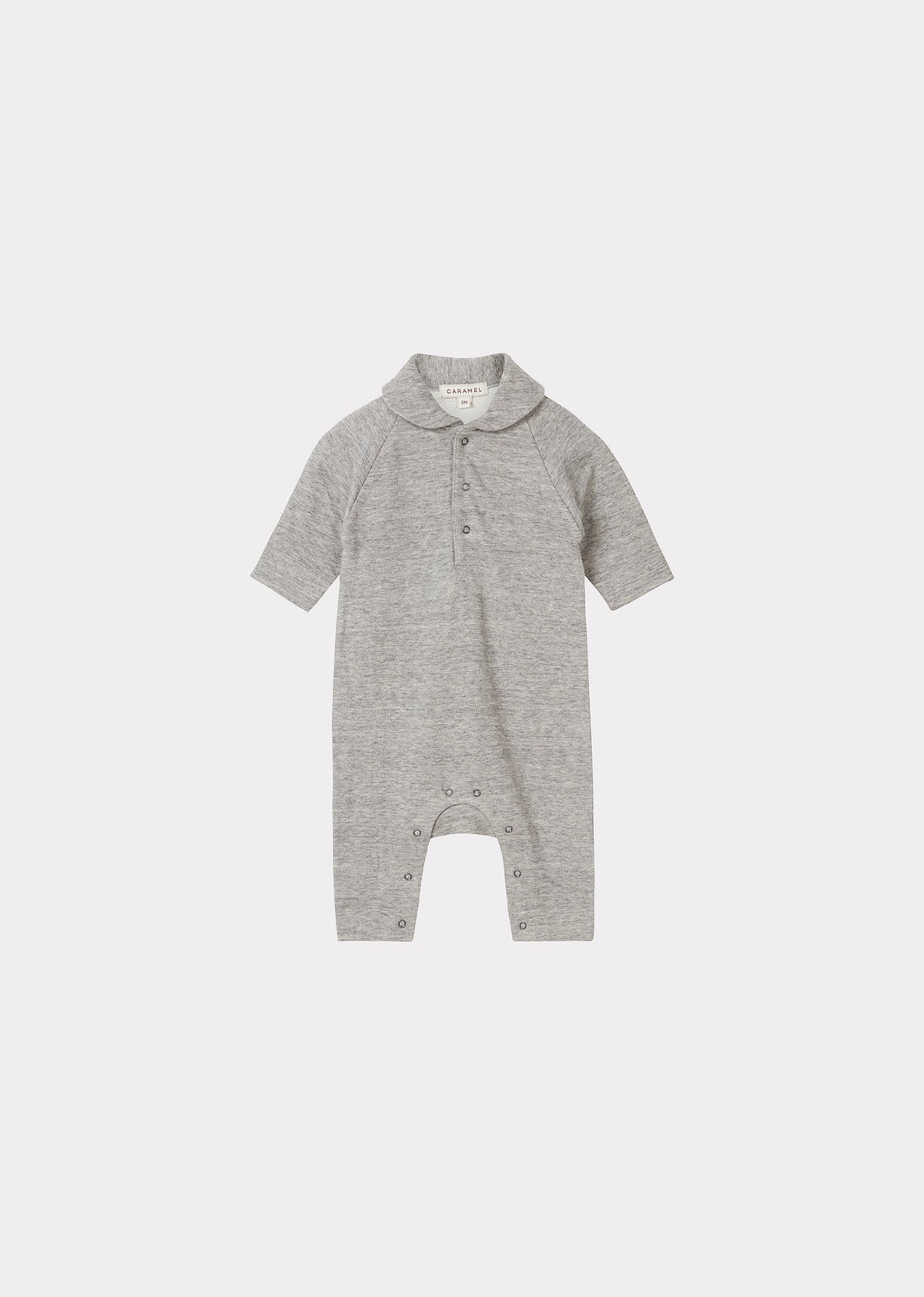 SMEW ベビー ロンパース, GREY MELANGE