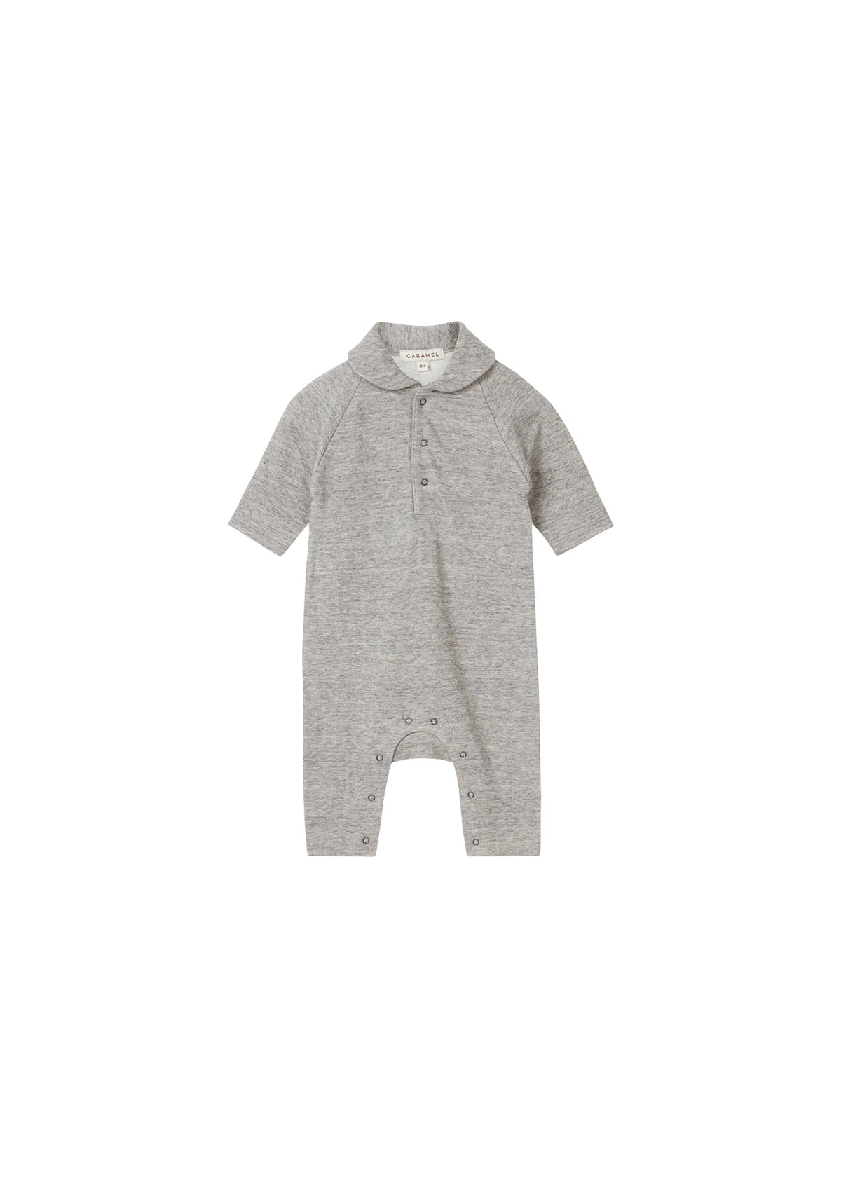 SMEW ベビー ロンパース, GREY MELANGE