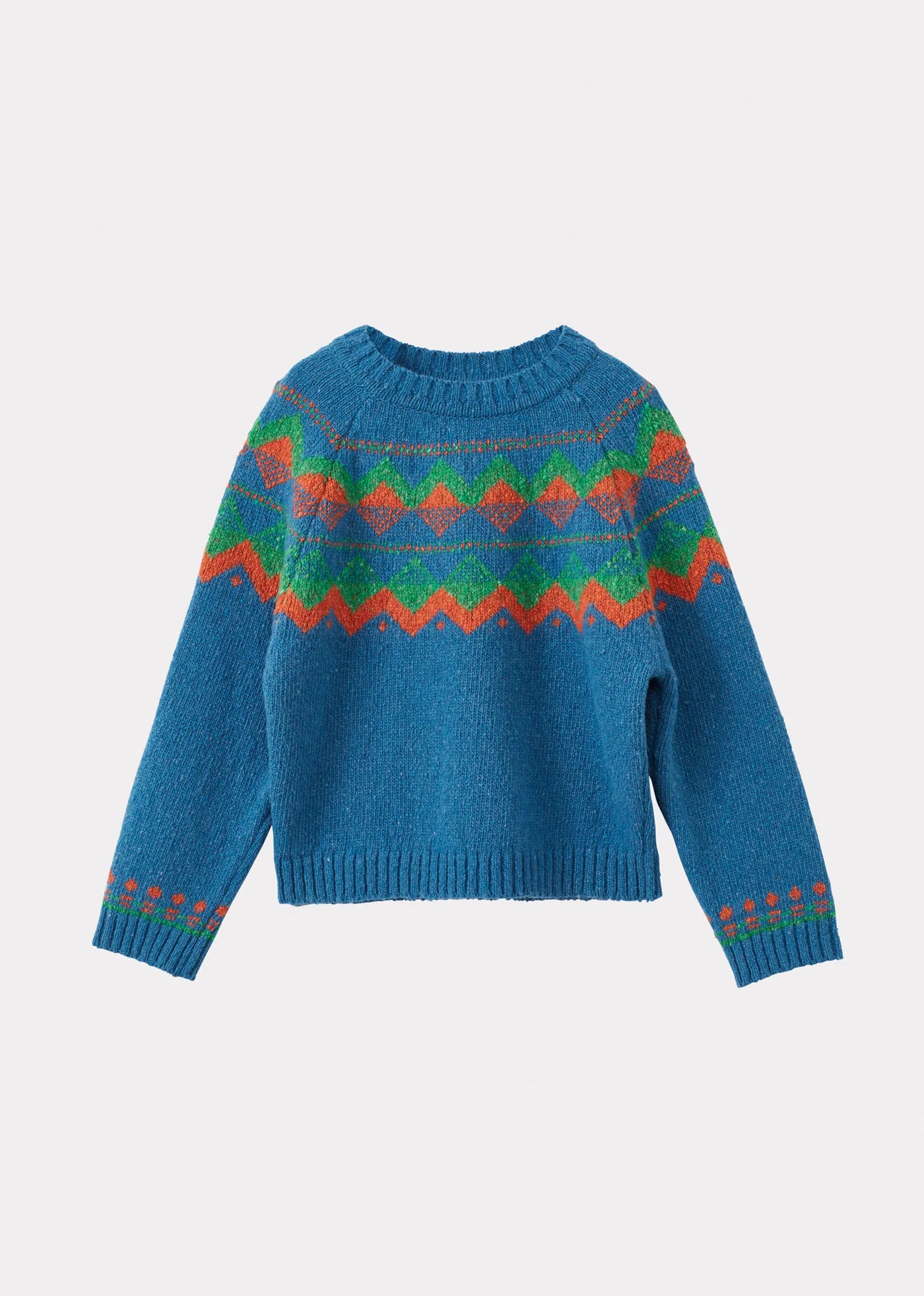 FIR JUMPER AZURE BLUE