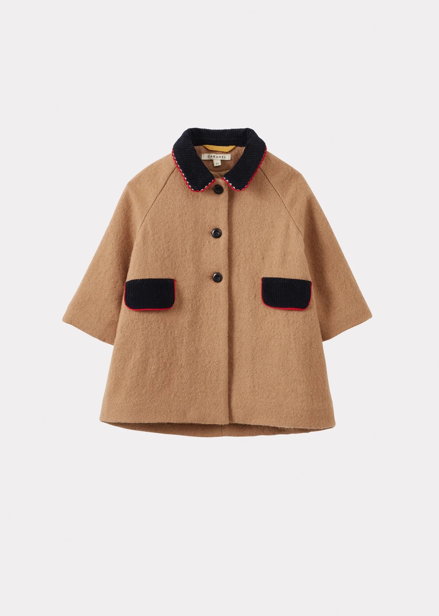 CHEE COAT - CAMEL WHITE NAVY