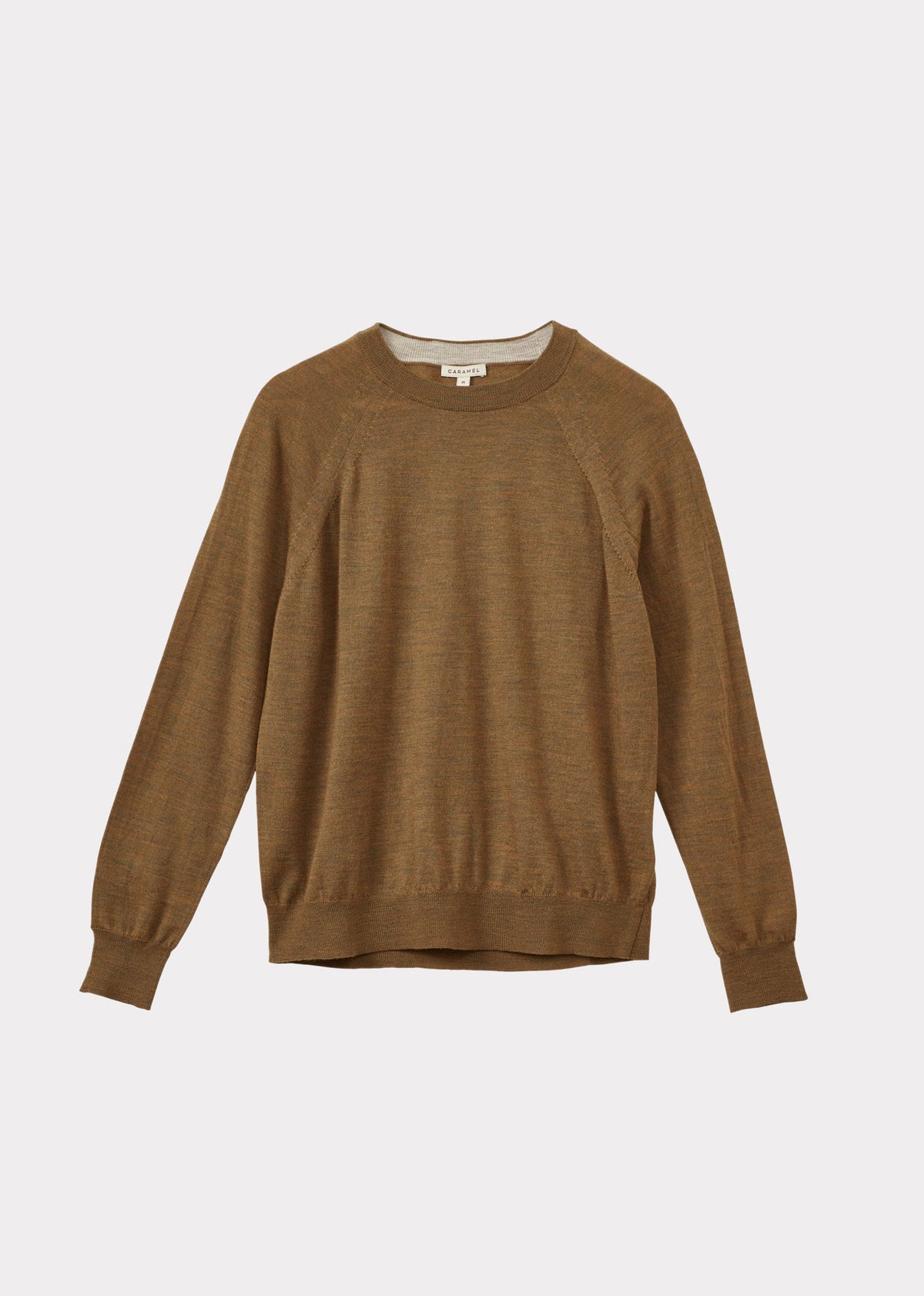 KEIRA WOMEN'S MERINO WOOL JUMPER - OCHRE