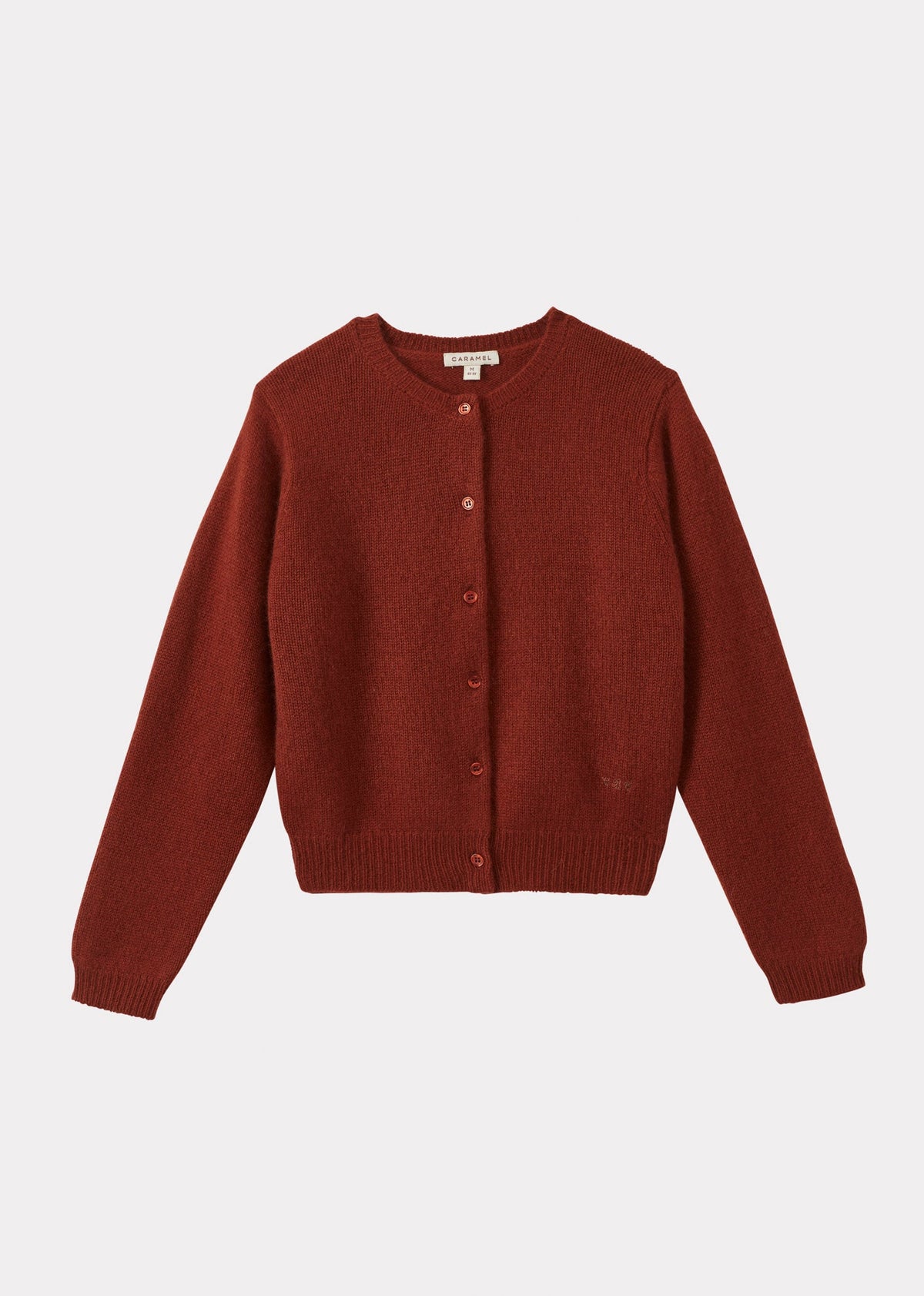 ROSA キッズ カシミヤカーディガン – シナモン