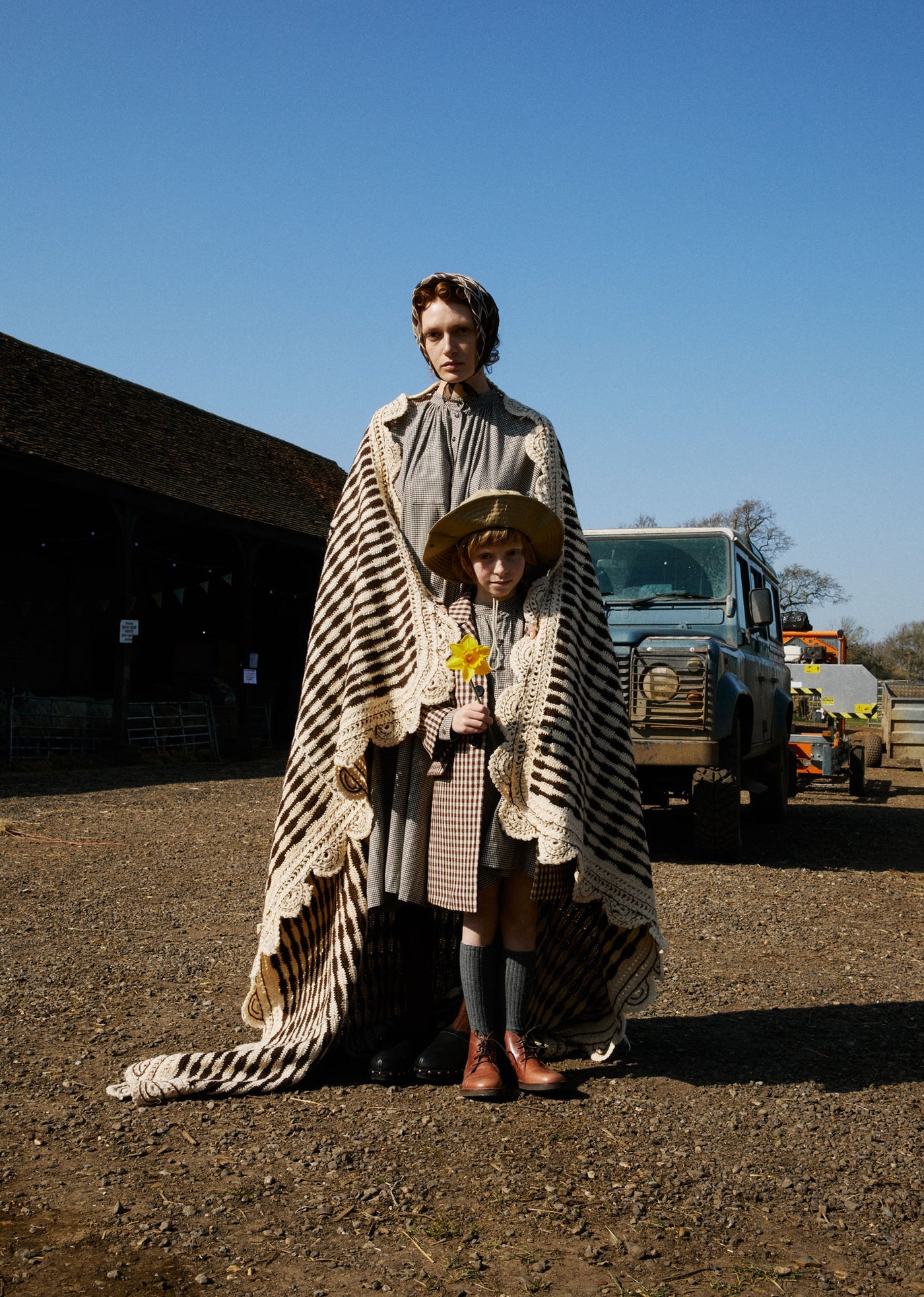 DANBY COAT - BROWN/CREAM CHECK