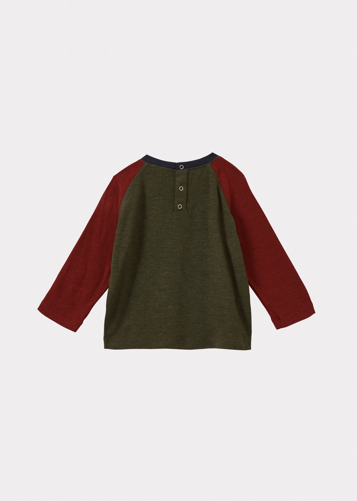 AXEL BABY T-SHIRT - KHAKI / RED / NAVY