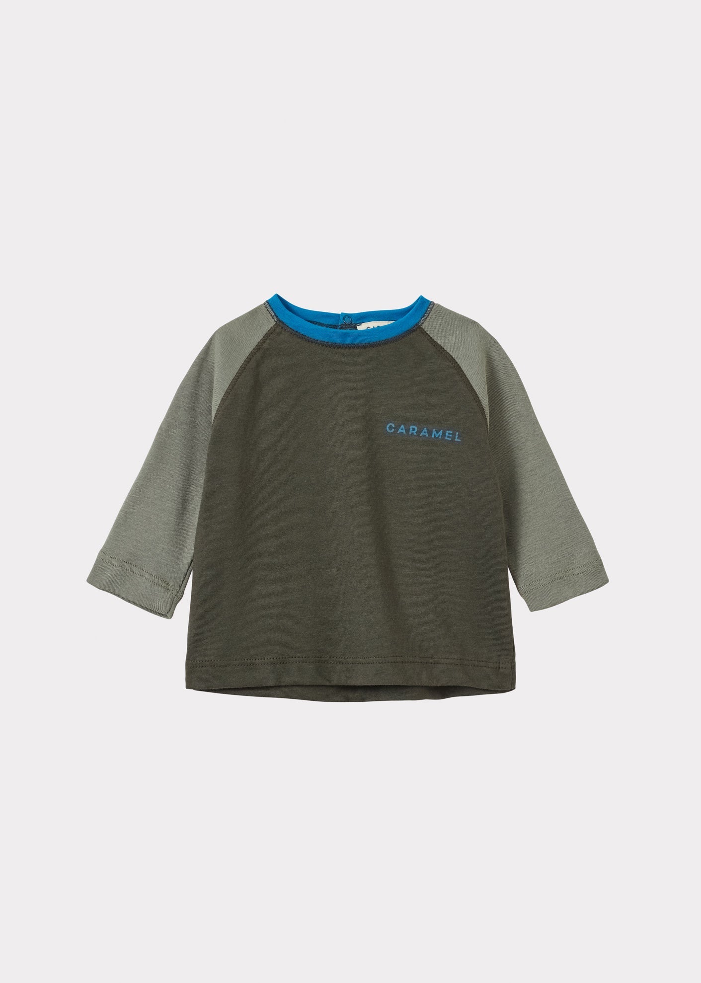 Caramel Luxury Axel Baby Viscose T-Shirt - Green / Blue