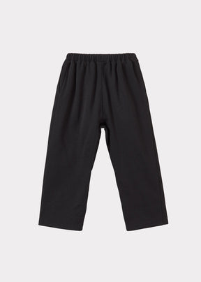 Luxury Broc Children's Cotton Trousers  Black Back