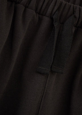 Luxury Broc Children's Cotton Trousers  Black Close-up