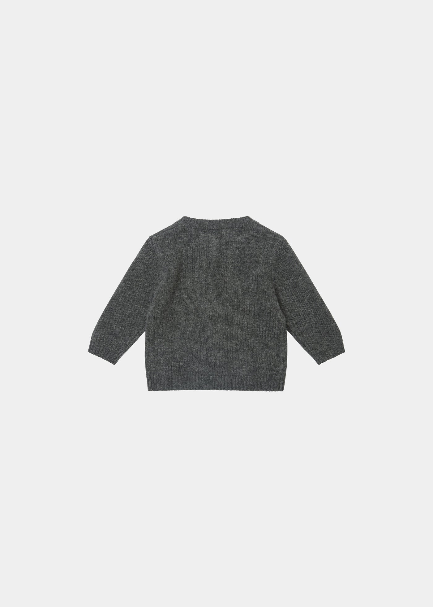 GADWELL BABY CARDIGAN - GRAPHITE