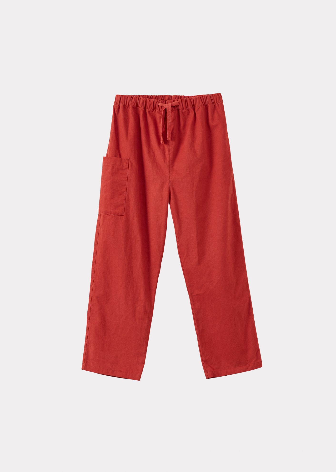 CHESTNUT CHILDREN'S COTTON TWILL TROUSERS - RUST