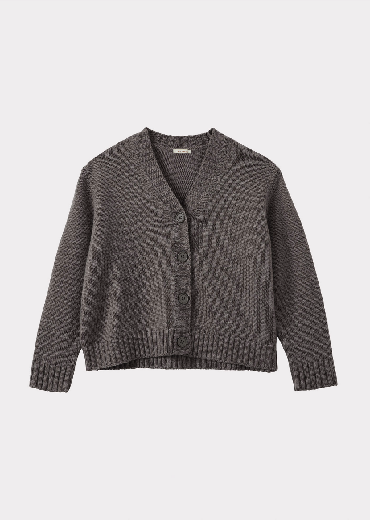 COPPER CHILD CARDIGAN MELANGE DARK GREY