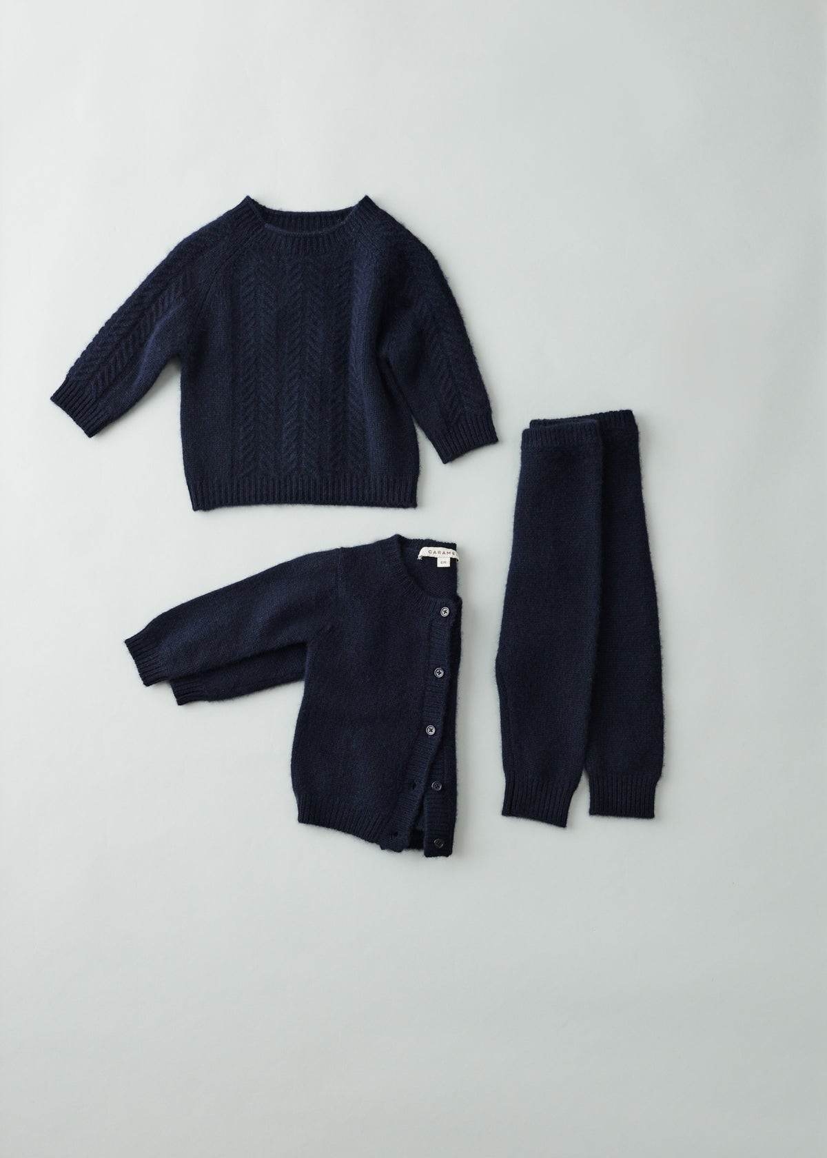 GADWELL BABY CARDIGAN - MIDNIGHT