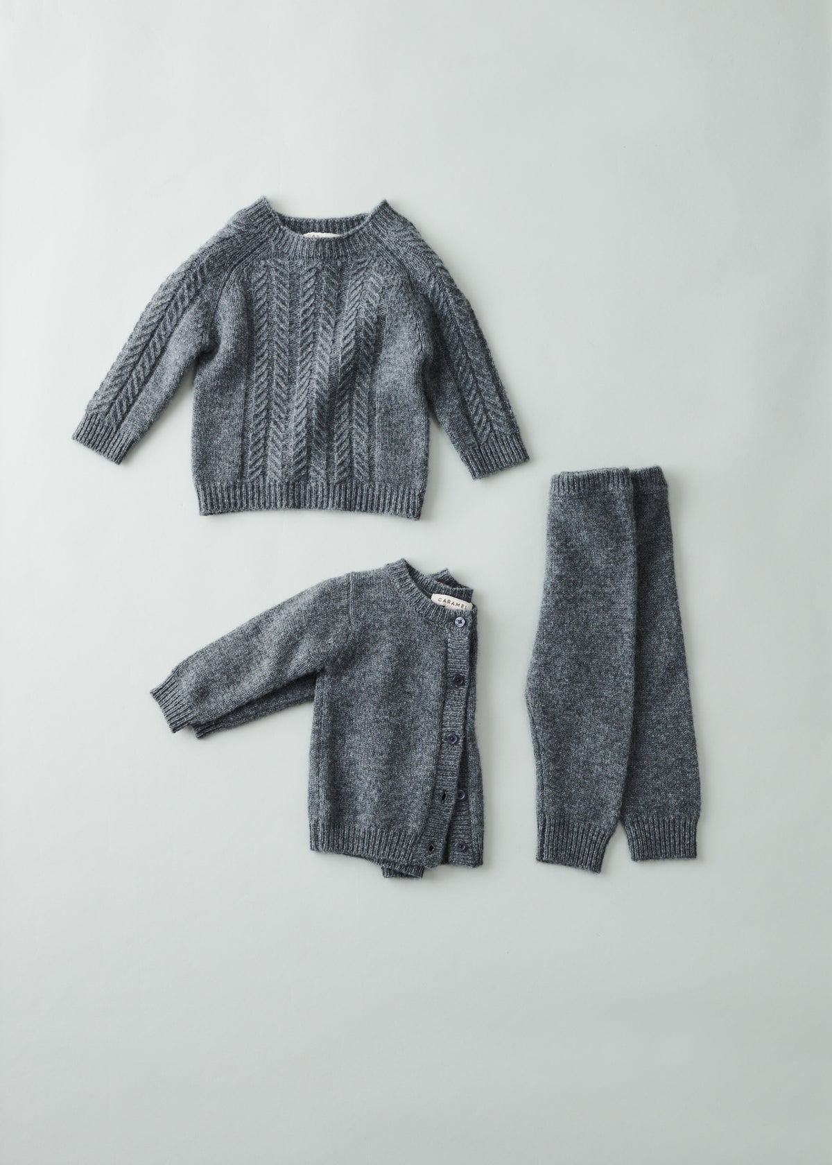 GADWELL BABY CARDIGAN - NIGHT MIST