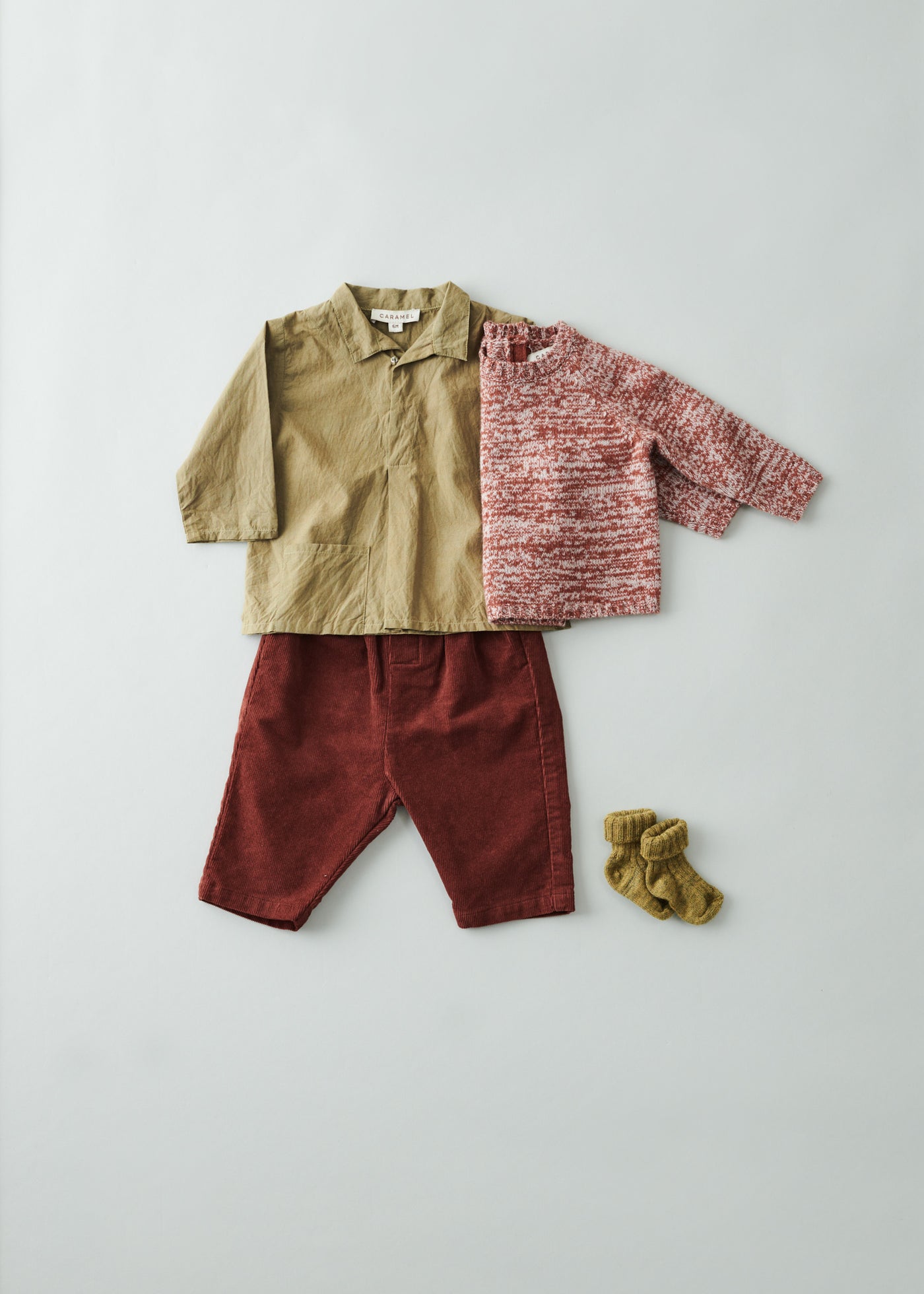 SALIX BABY TROUSER - RUST