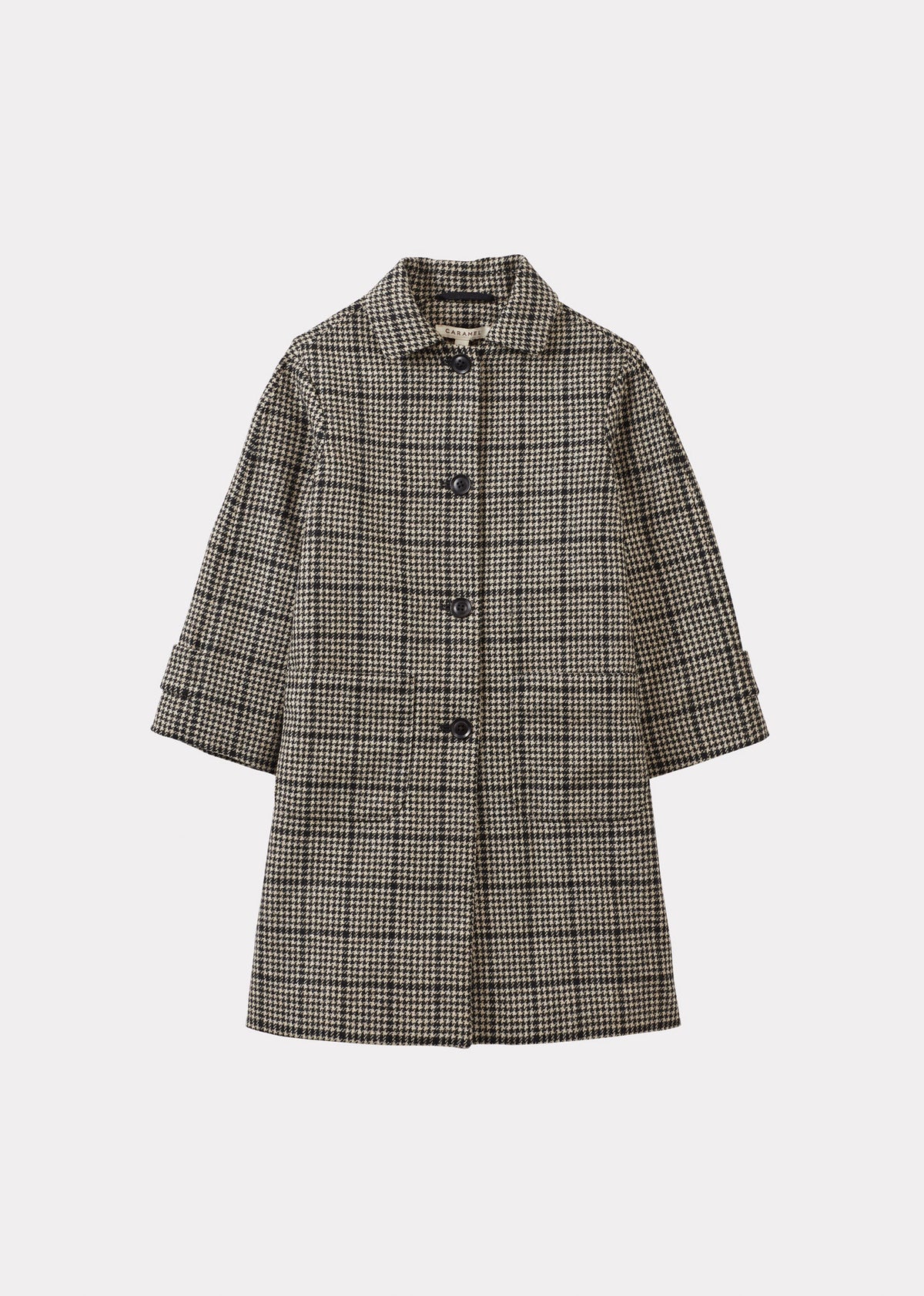 FELIX CHILDREN'S NEW WOOL COAT - HOUNDSTOOTH