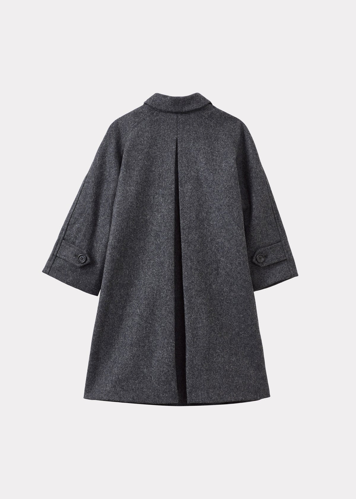 FINLEY CHILDREN'S NEW WOOL COAT - GREY MELANGE