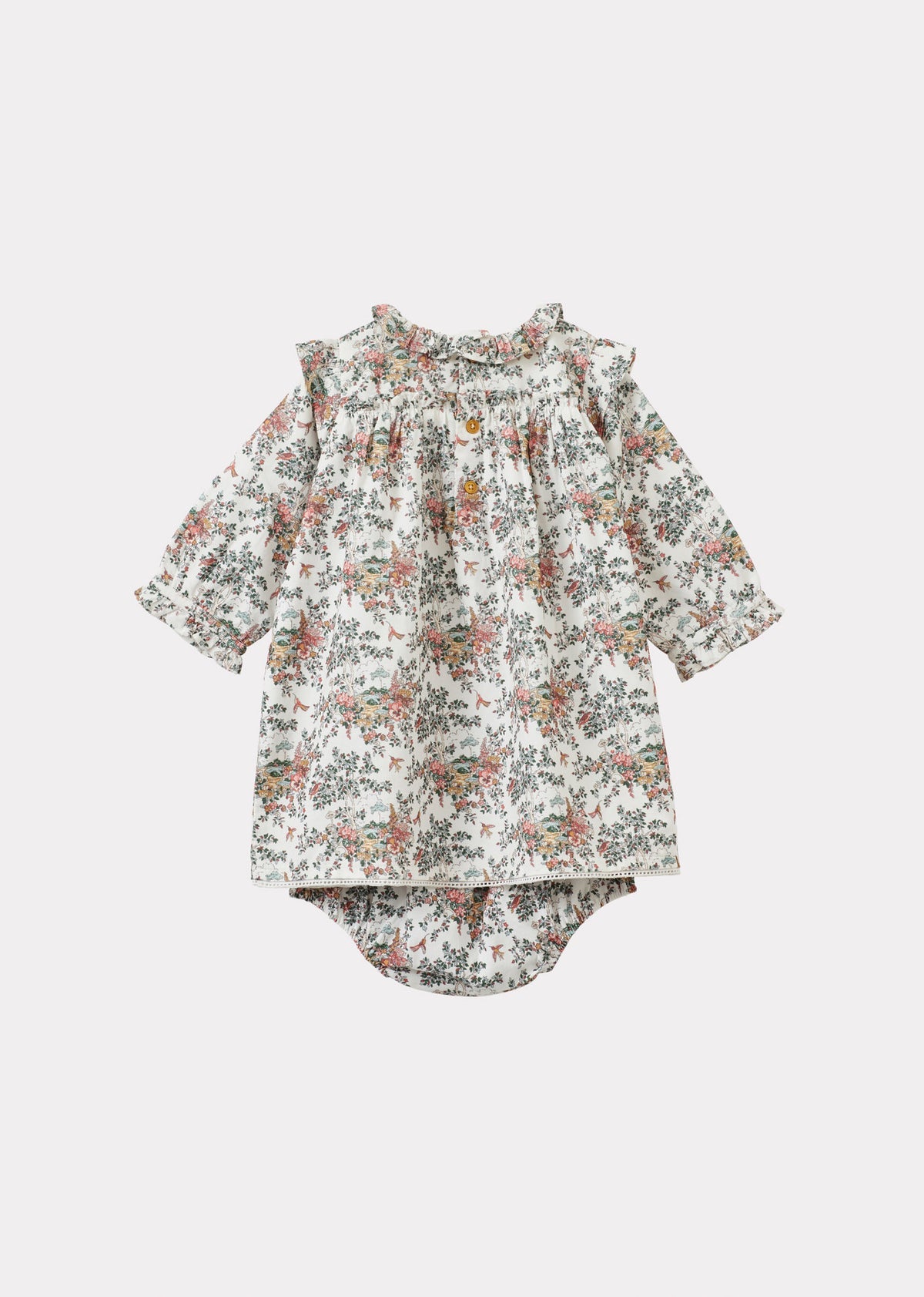 HELIOS BABY COTTON DRESS - LIBERTY MINIATURE WONDERLAND