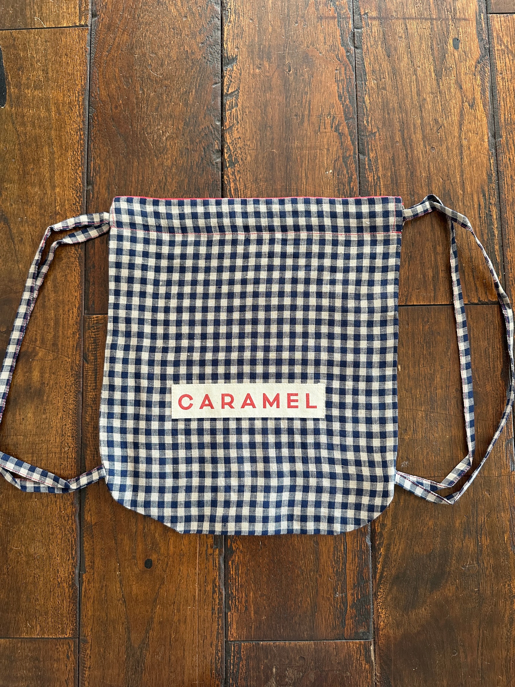 TOTE BACKPACK - BLUE CHECK