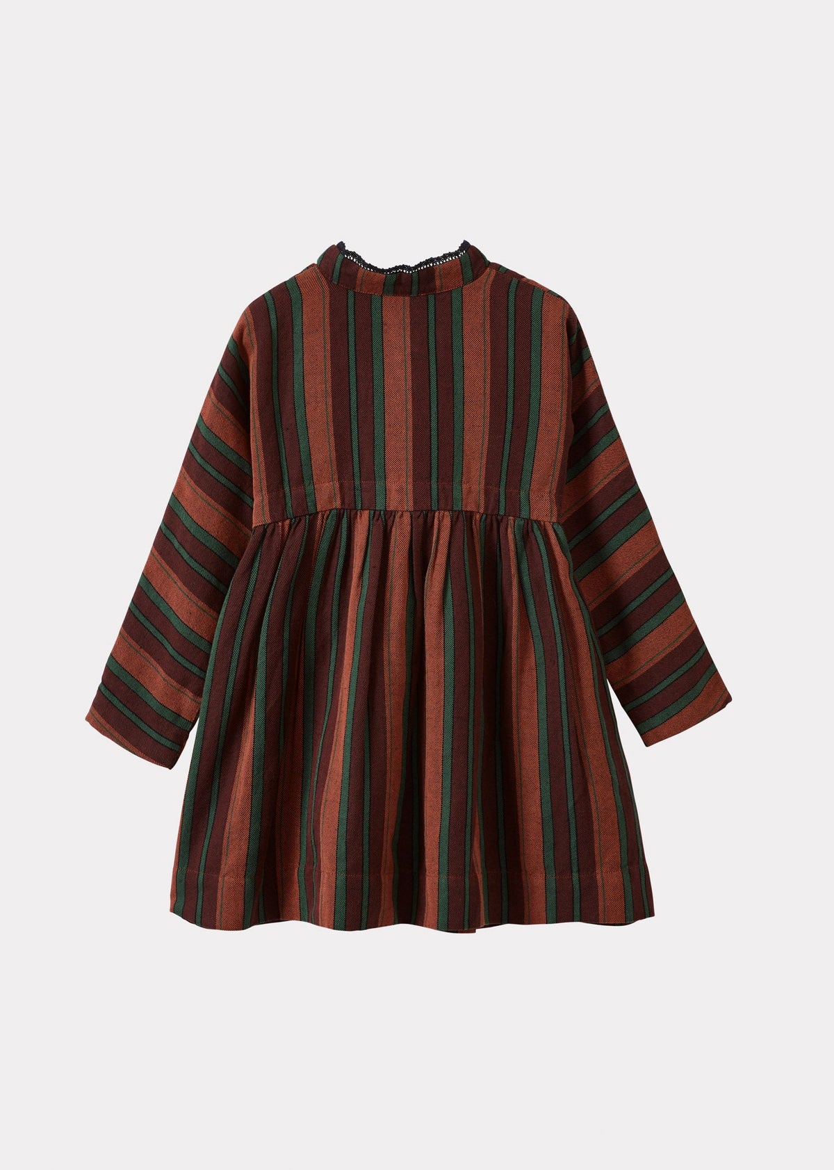 KAI TEEN COTTON & LINEN DRESS - MULTI STRIPES