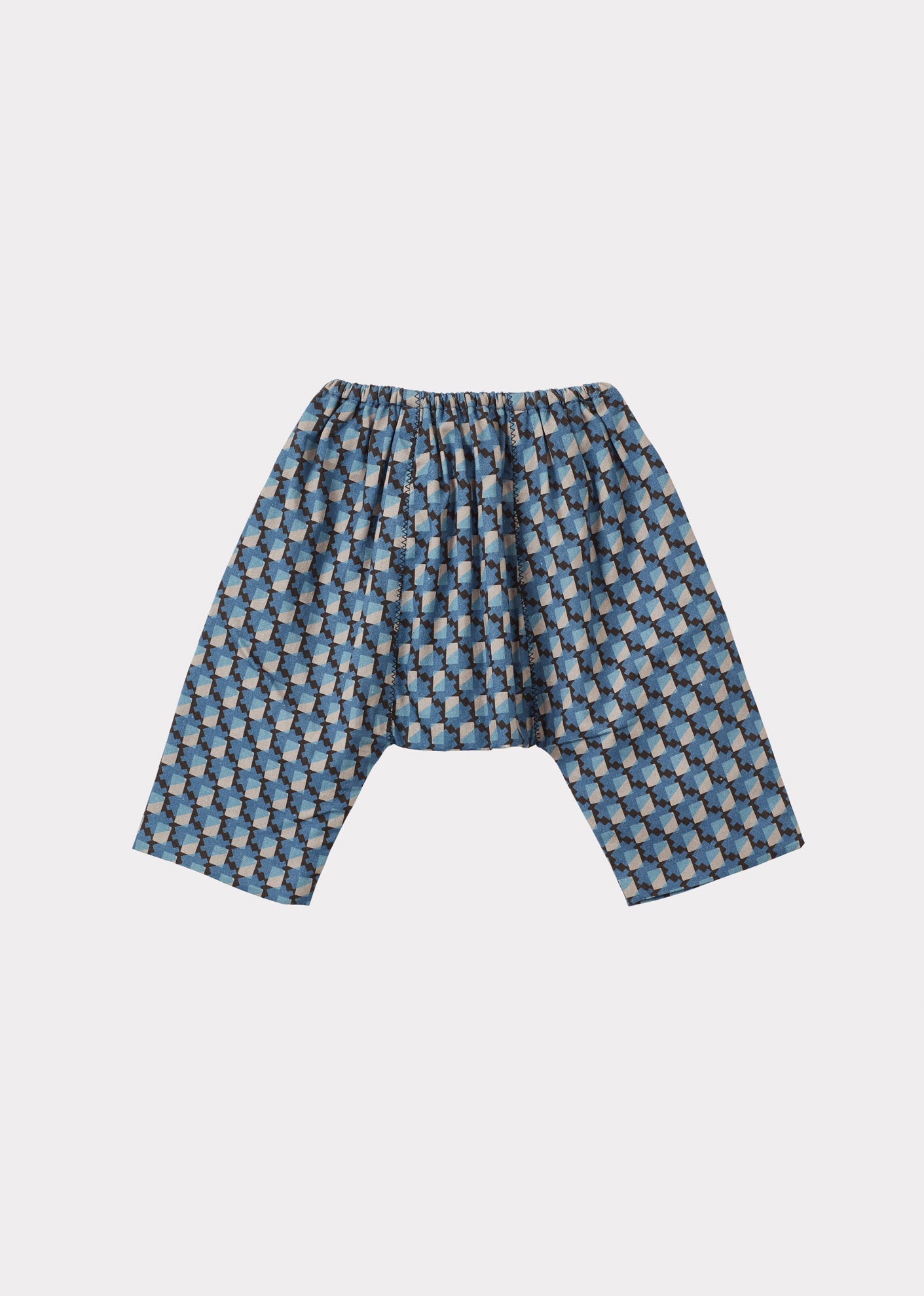 LINUM BABY COTTON TROUSERS - GEO PRINT