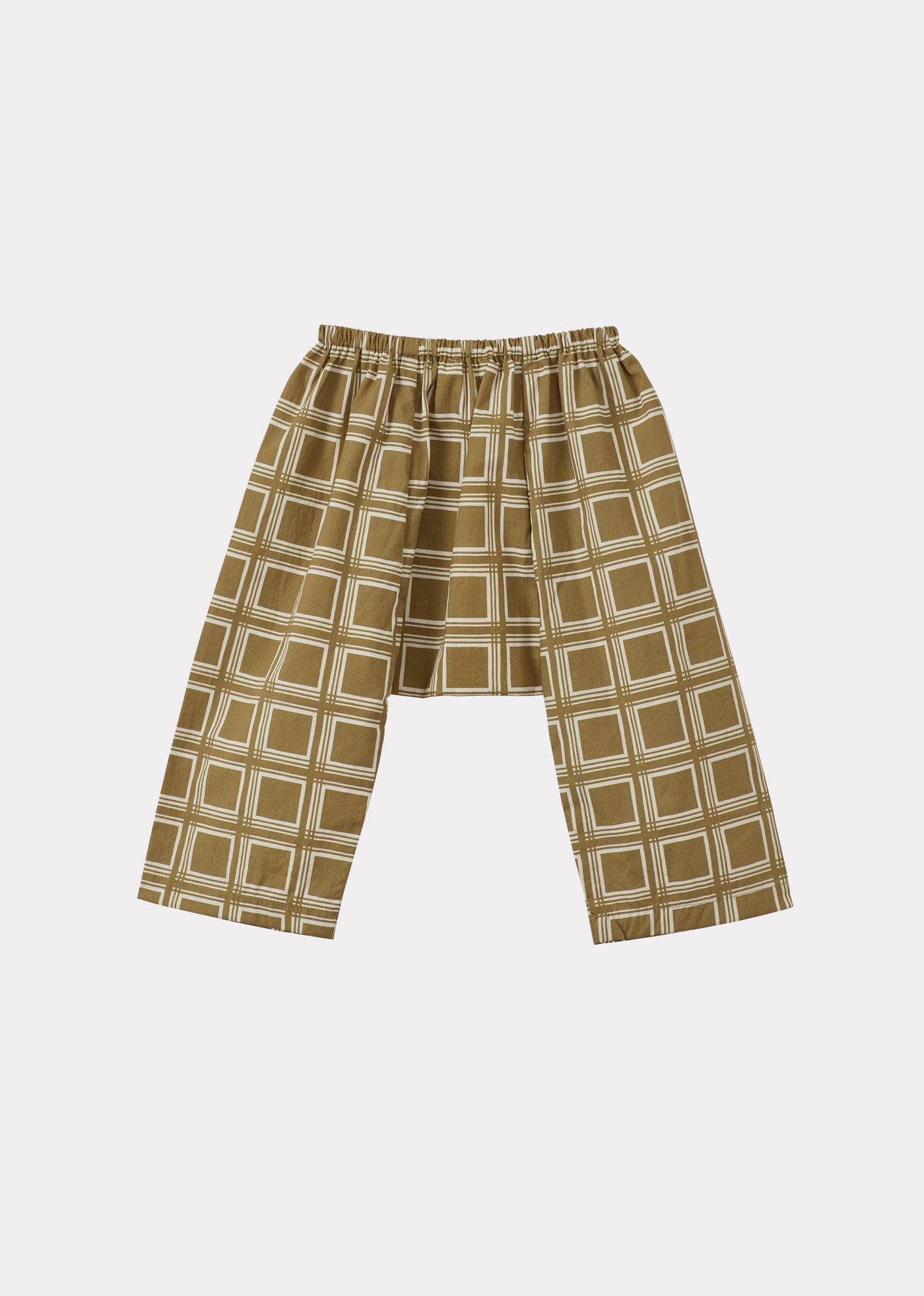 LINUM BABY TROUSERS - BROWN GEO PRINT