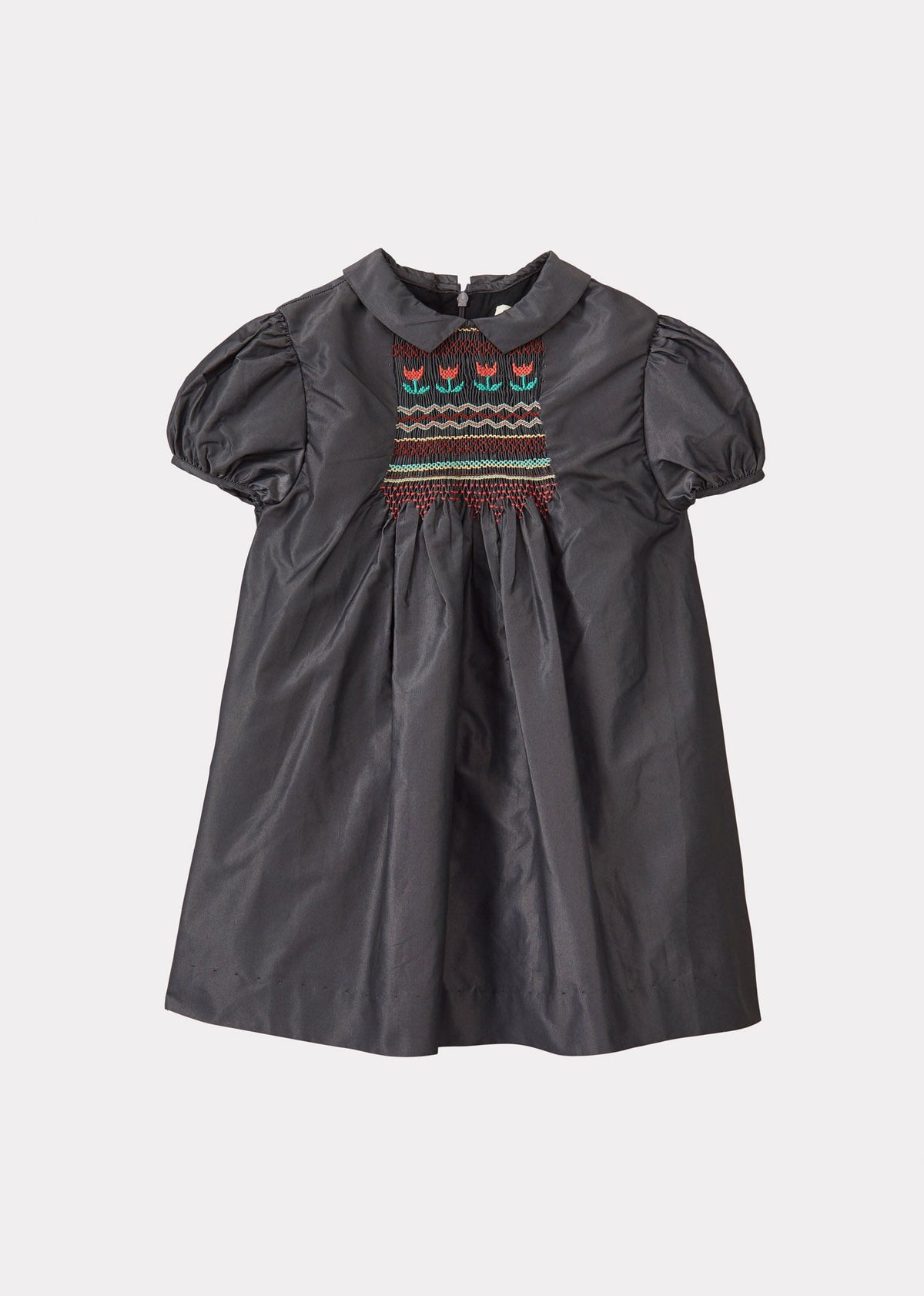 Caramel Luxury Mars Children's Polyester Dress - Dark Grey