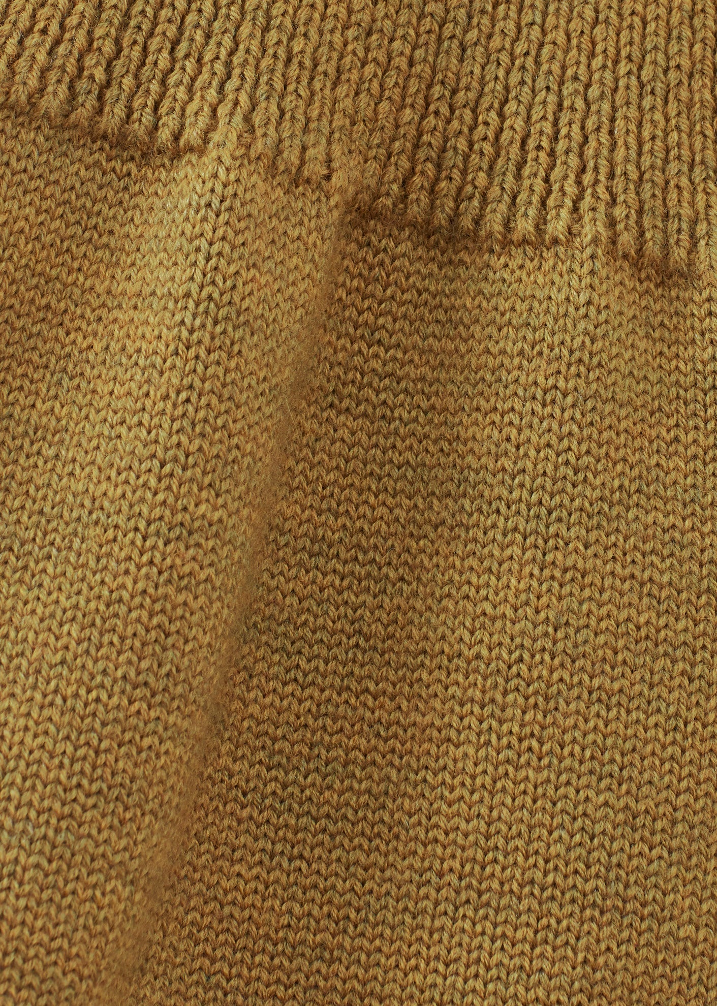 NORA CHILDREN'S MERINO WOOL SCARF - OCHRE