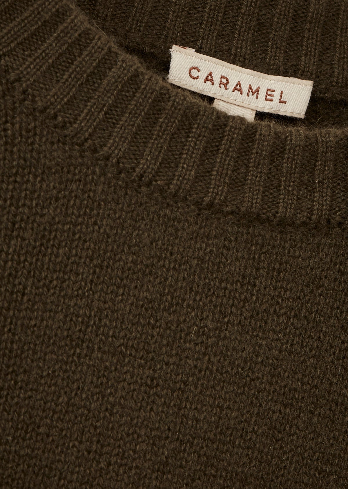 POA WOMEN'S CASHMERE JUMPER - OLIVE