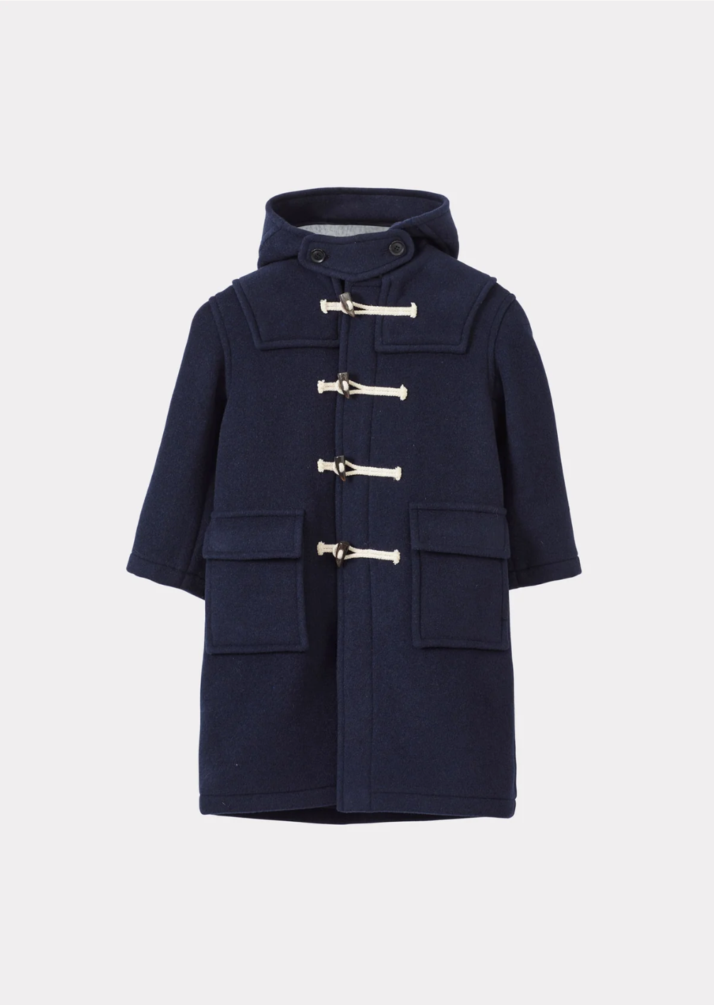 TEDDY DUFFLE COAT - NAVY