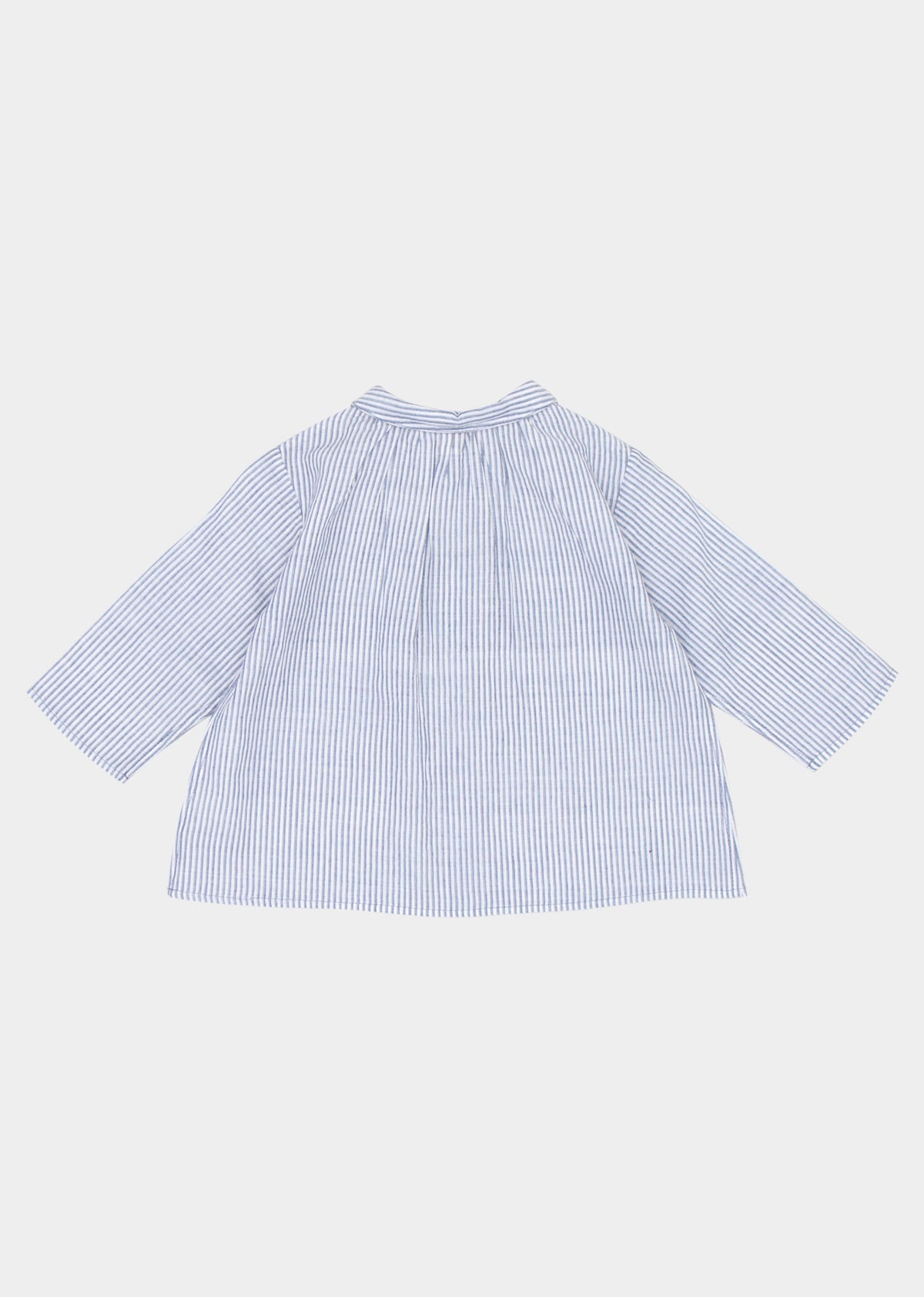 ALOE BABY SHIRT - NAVY STRIPE