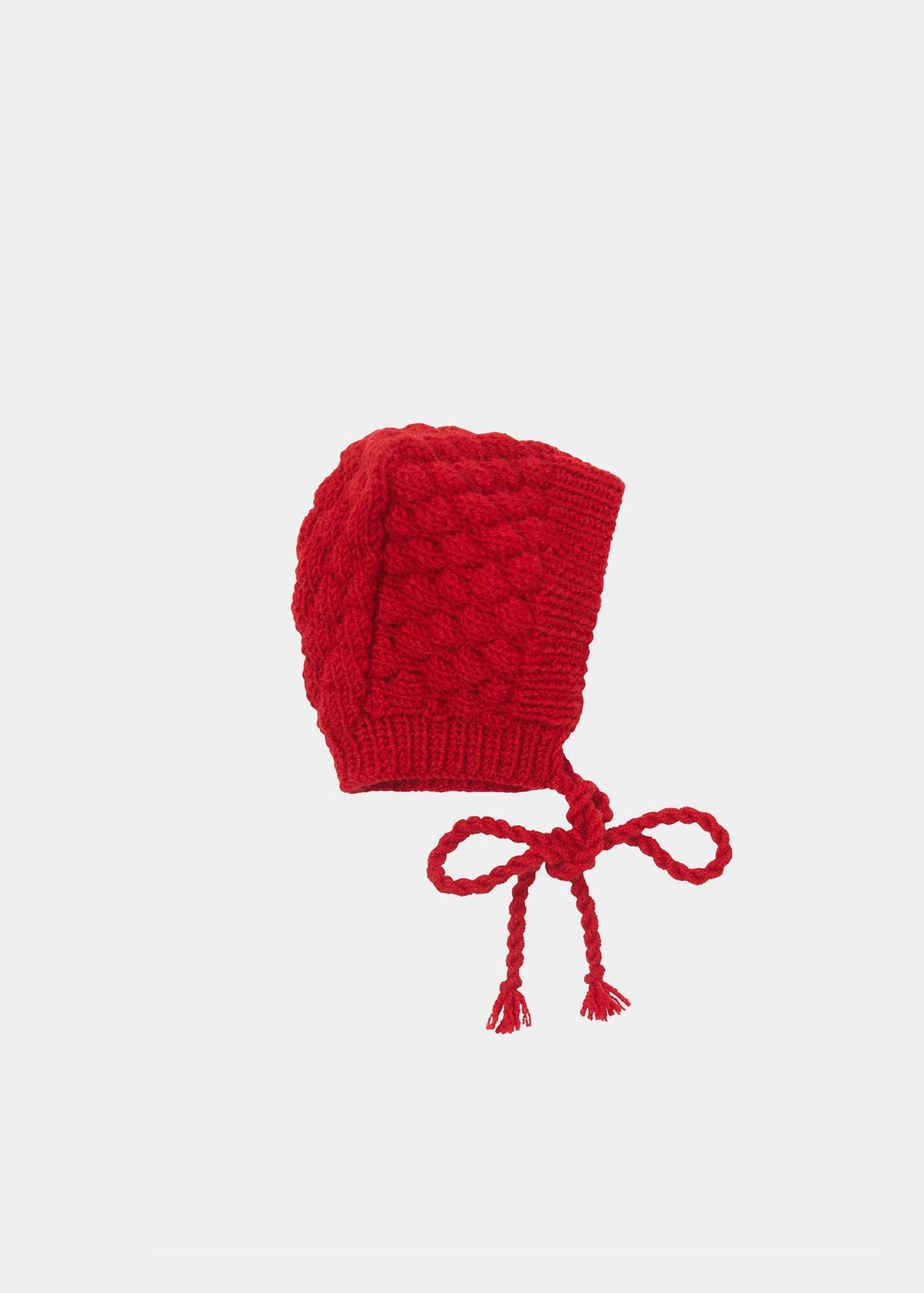 BUBBLE BABY BONNET - RED