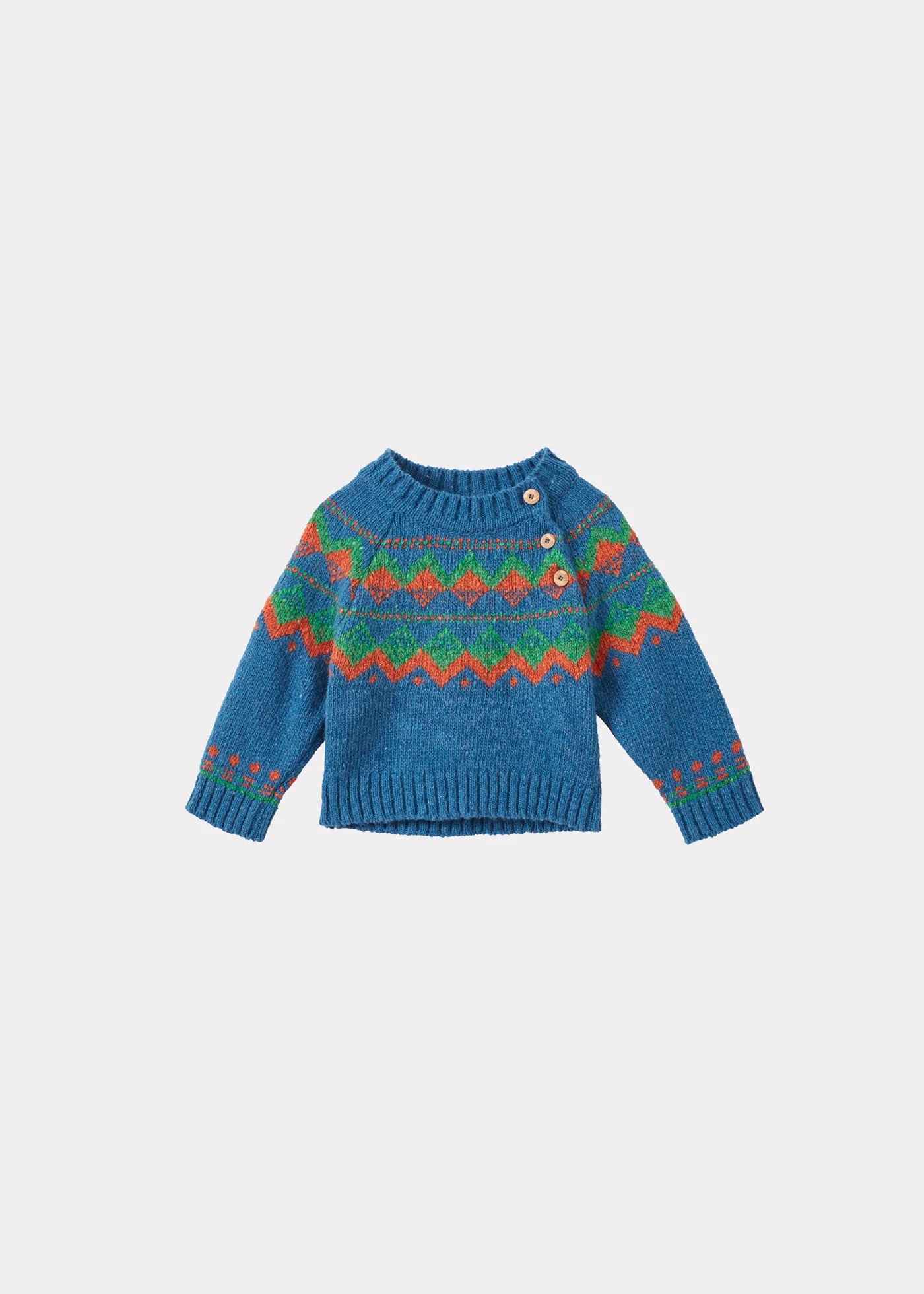 FIR BABY JUMPER AZURE BLUE