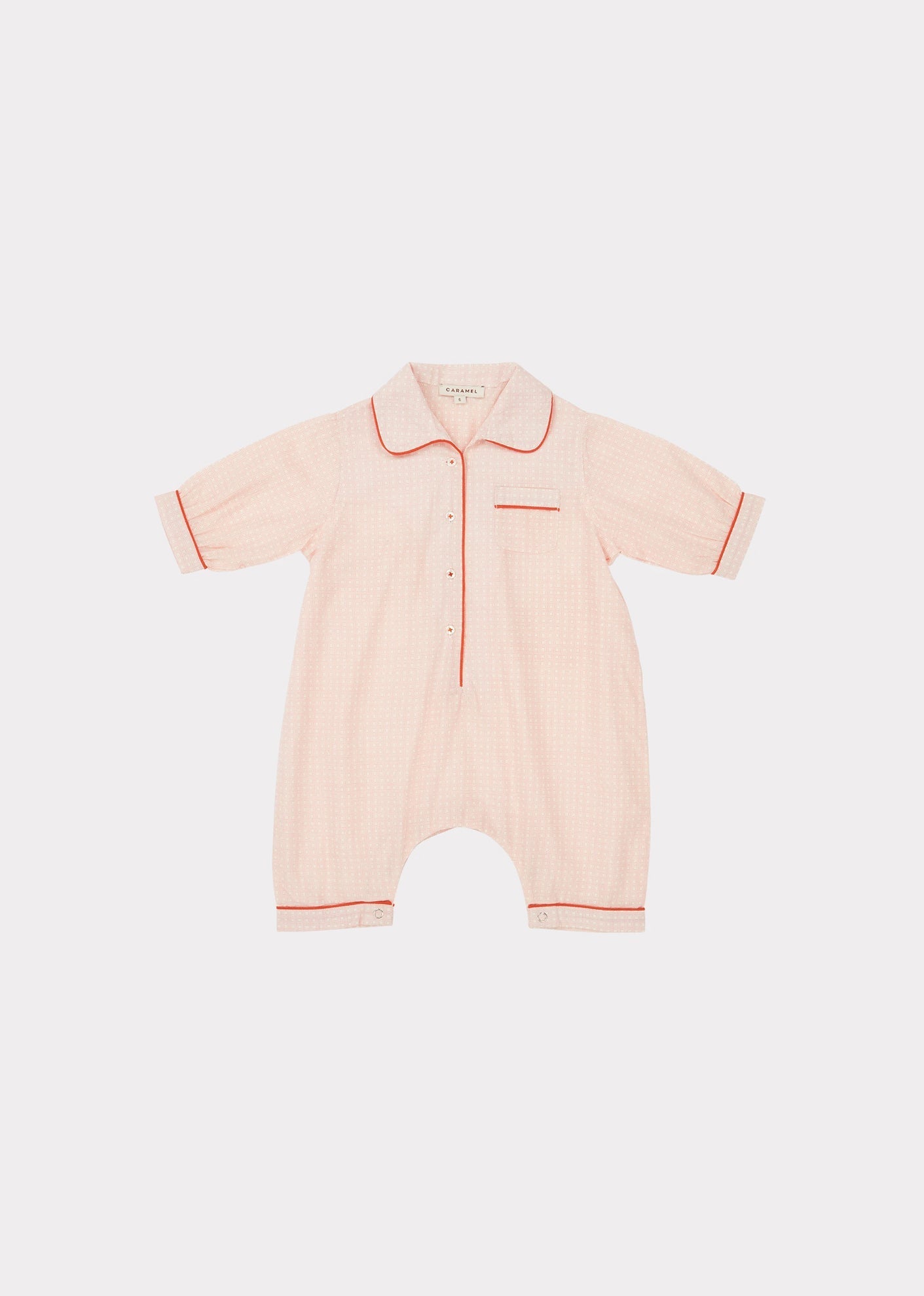 Baby Pyjamas, Pink Check