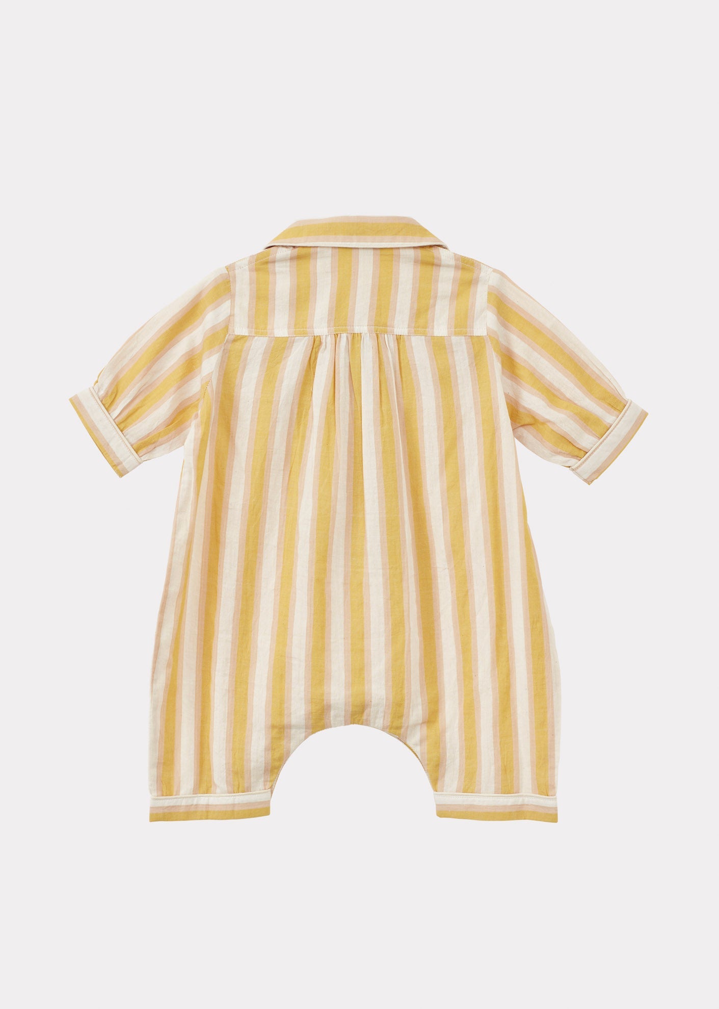 BABY PYJAMA YELLOW STRIPE