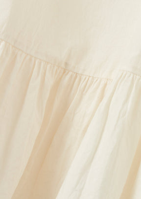 GRAPE SLIP DRESS - OFF WHITE