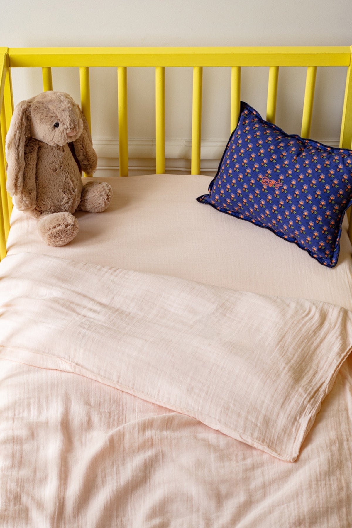 KIDS DUVET COVER 140 X 200 -MERCI - ROSE DE BAGATELLE