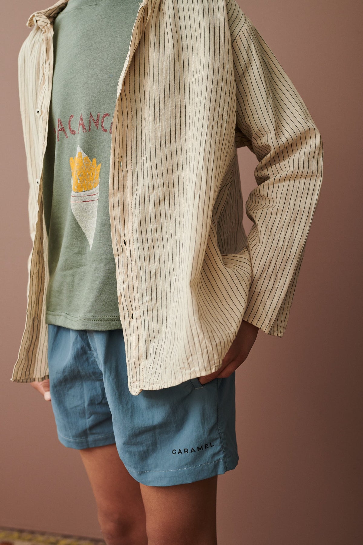 AHIPA T-SHIRT - KHAKI