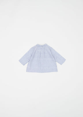 ALOE BABY SHIRT - NAVY STRIPE 2