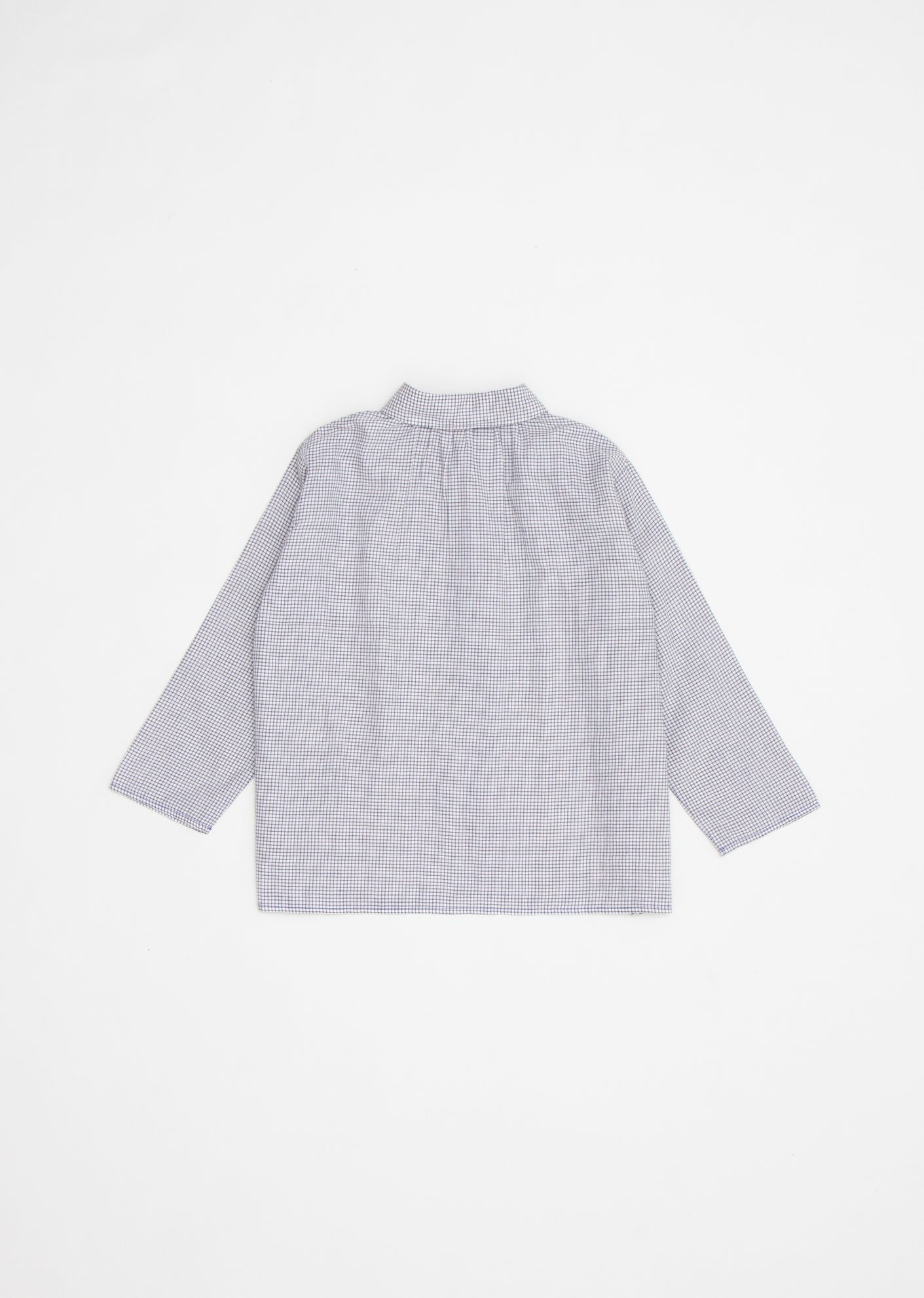 ALOE KIDS SHIRT - CHARCOAL MICROCHECK 2