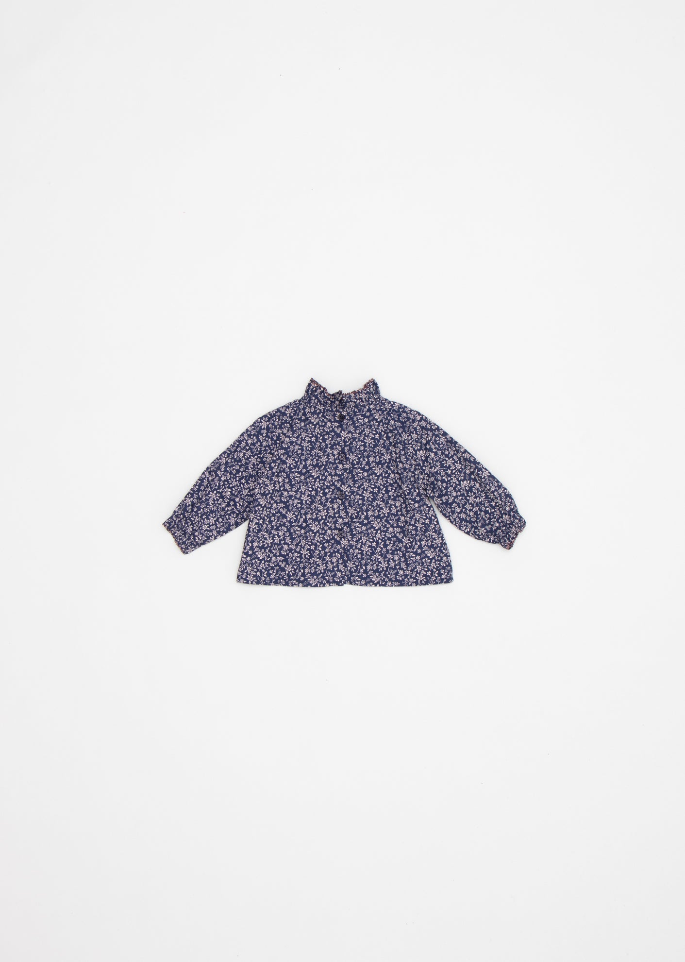 AMICIA BABY BLOUSE - NAVY FLORAL 2