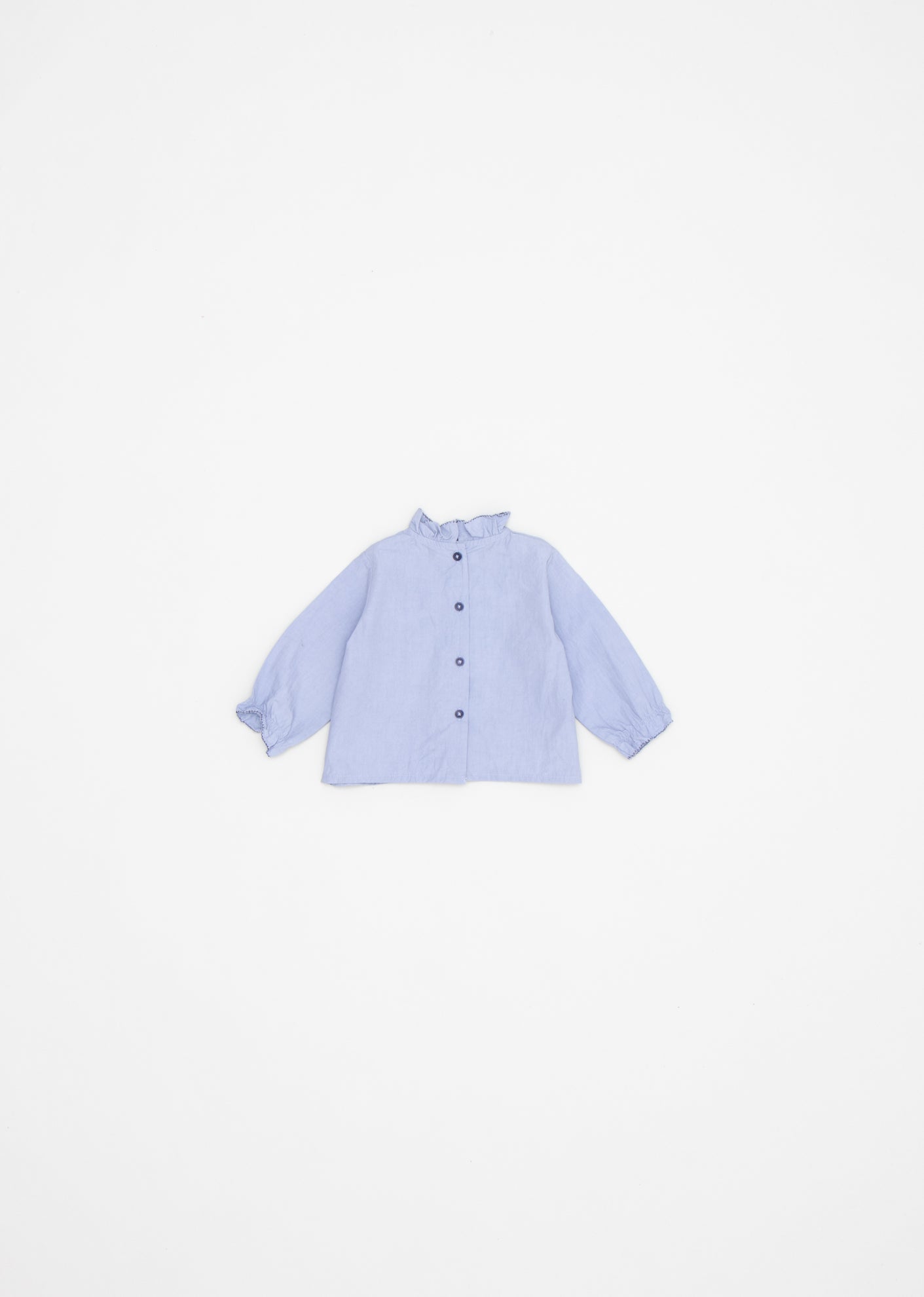 AMICIA BABY BLOUSE - SLATE BLUE 2