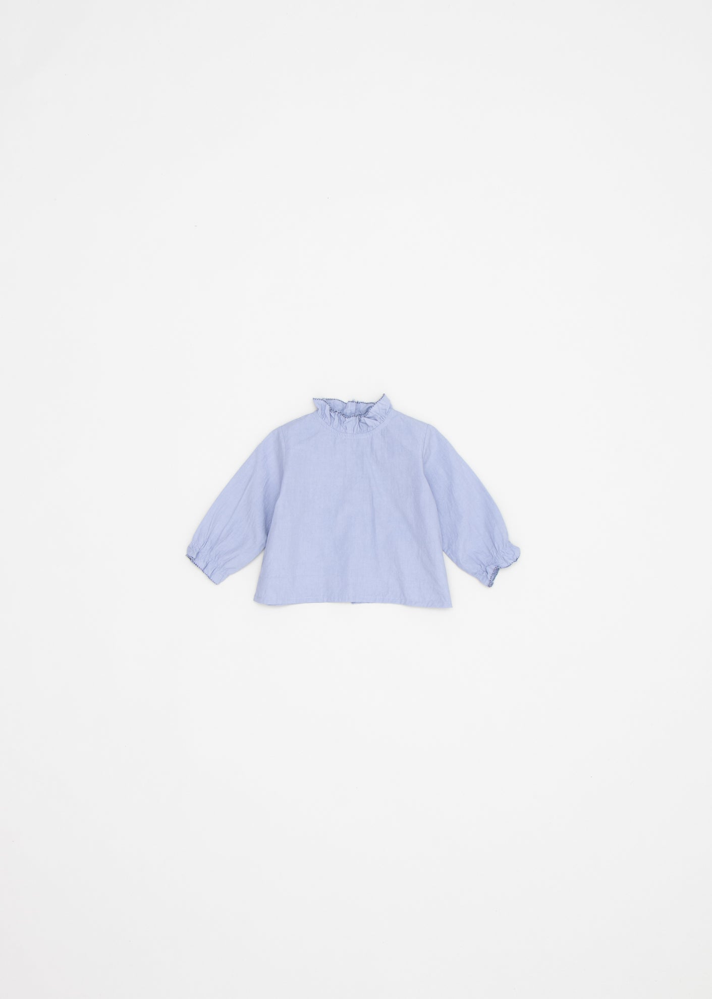 AMICIA BABY BLOUSE - SLATE BLUE 1